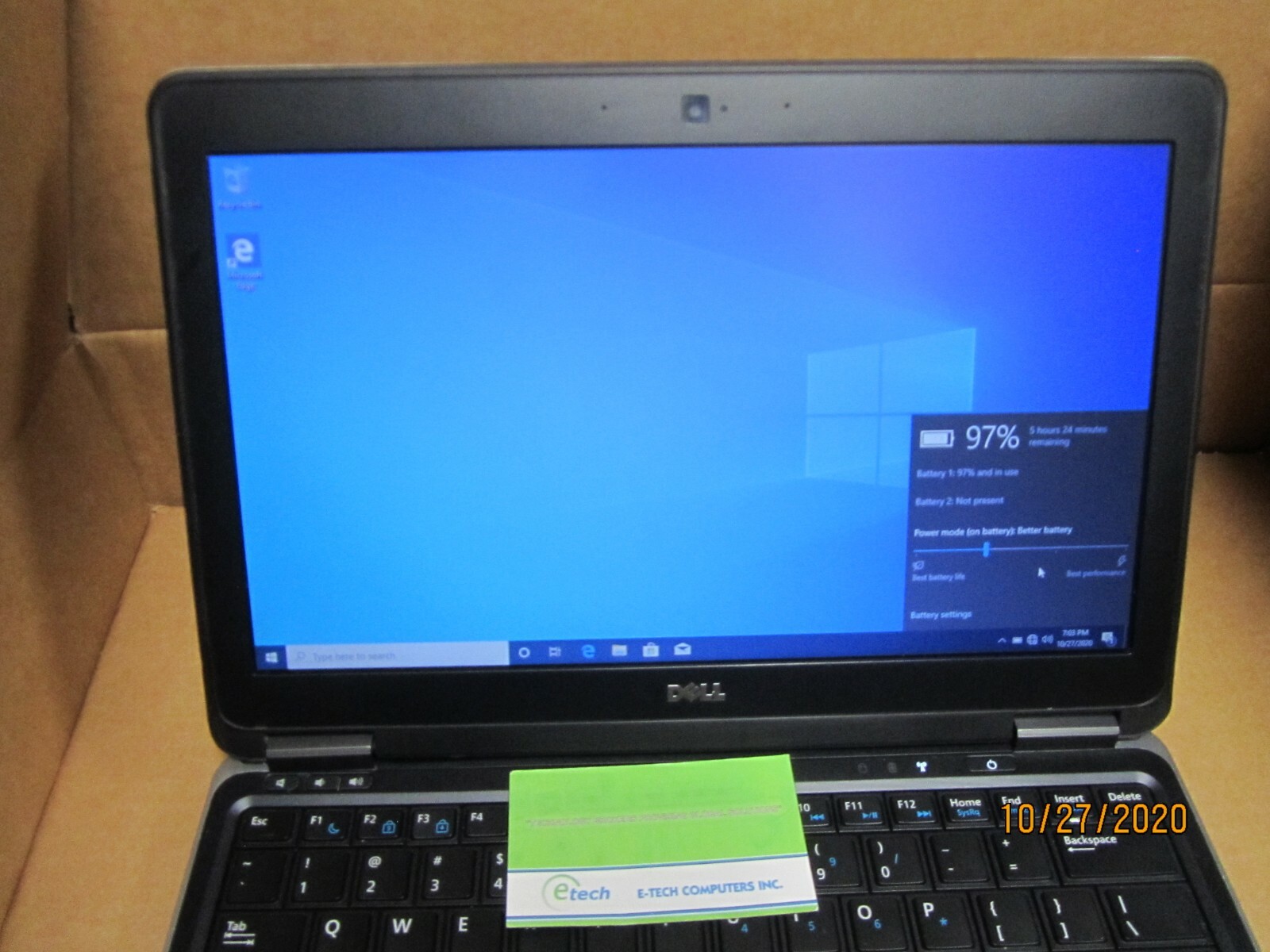 210-ABQV Dell Latitude E7240 i5-4310U 2.0GHz 4GB RAM 128GB SSD 12.5″ HD Win10