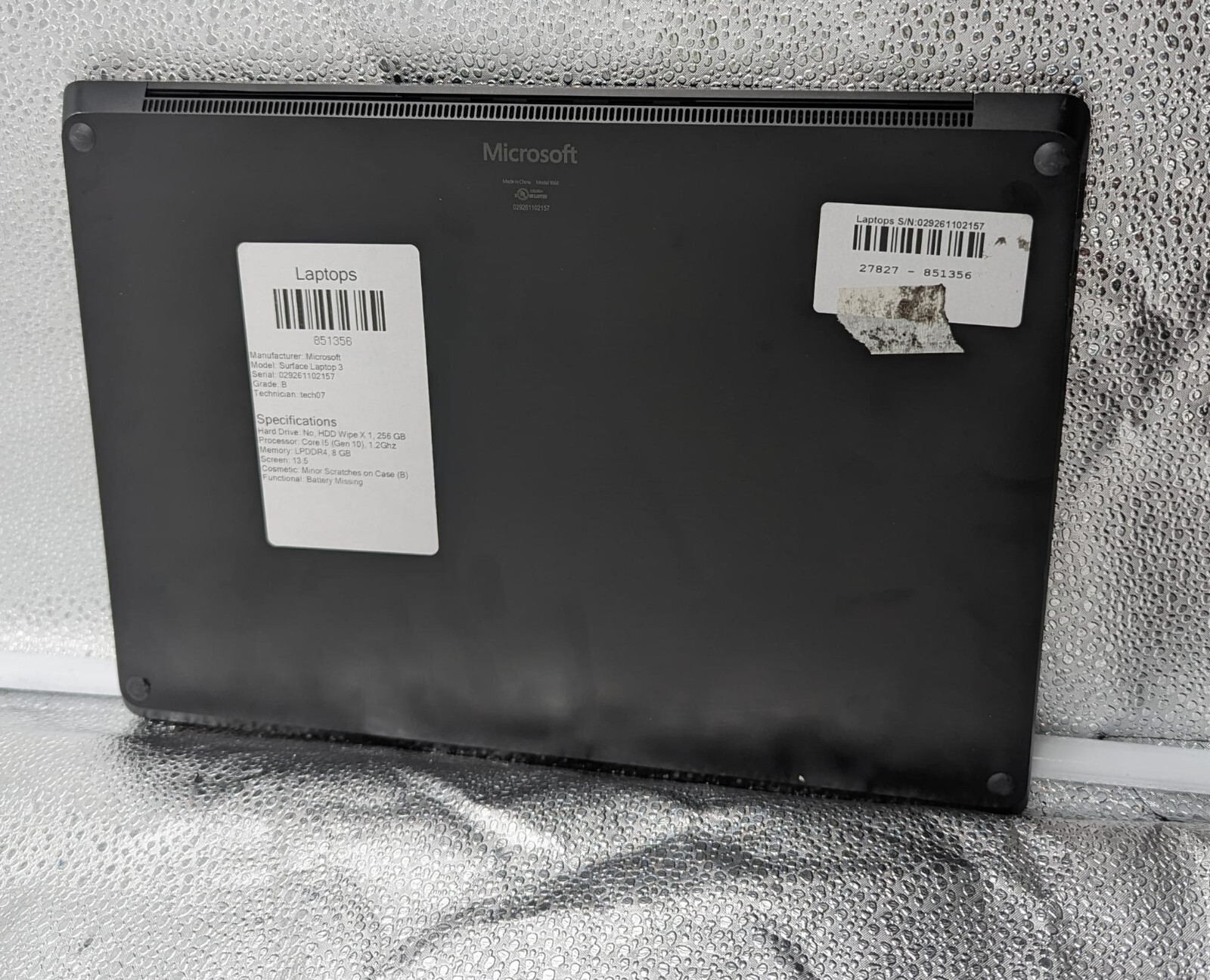 Microsoft Surface Laptop 3 13.5″ 256GB 8G, Intel Core i5-1035G7 – 1.20 GHz,