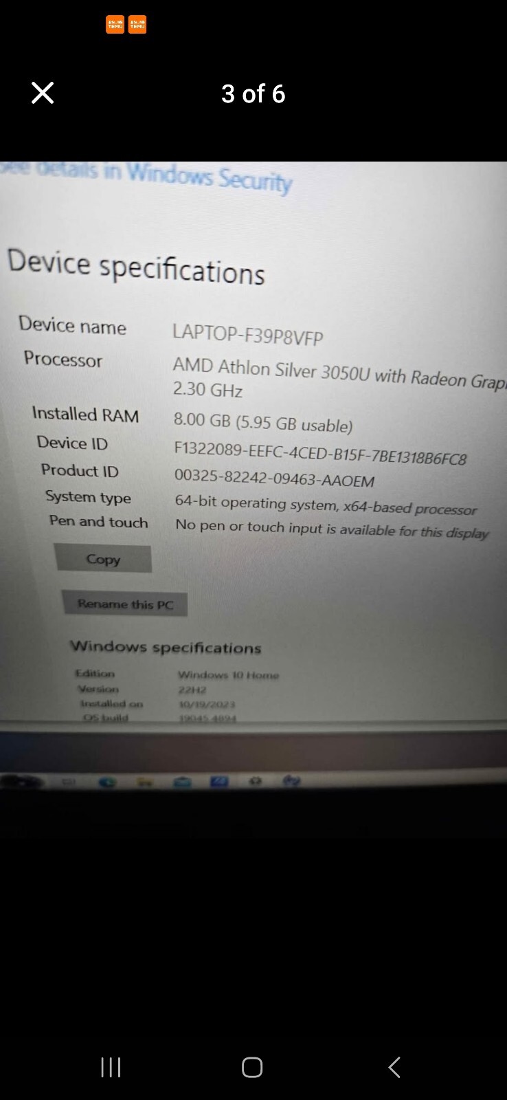 ASUS VivoBook S15 S510UQ 15.6 In Notebook Laptop