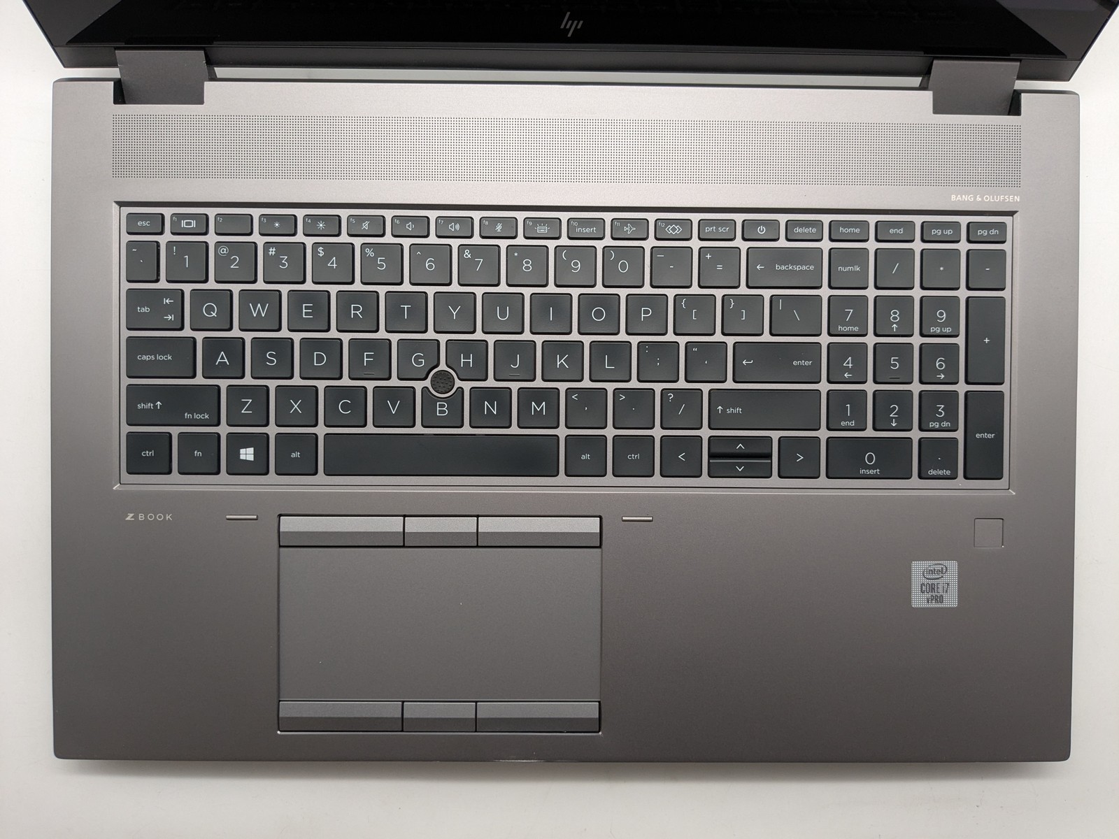 HP ZBook Fury 17″ G7 UHD 4K Touch I7-10850H 512GB 16GB W11P Backlit FP Reader