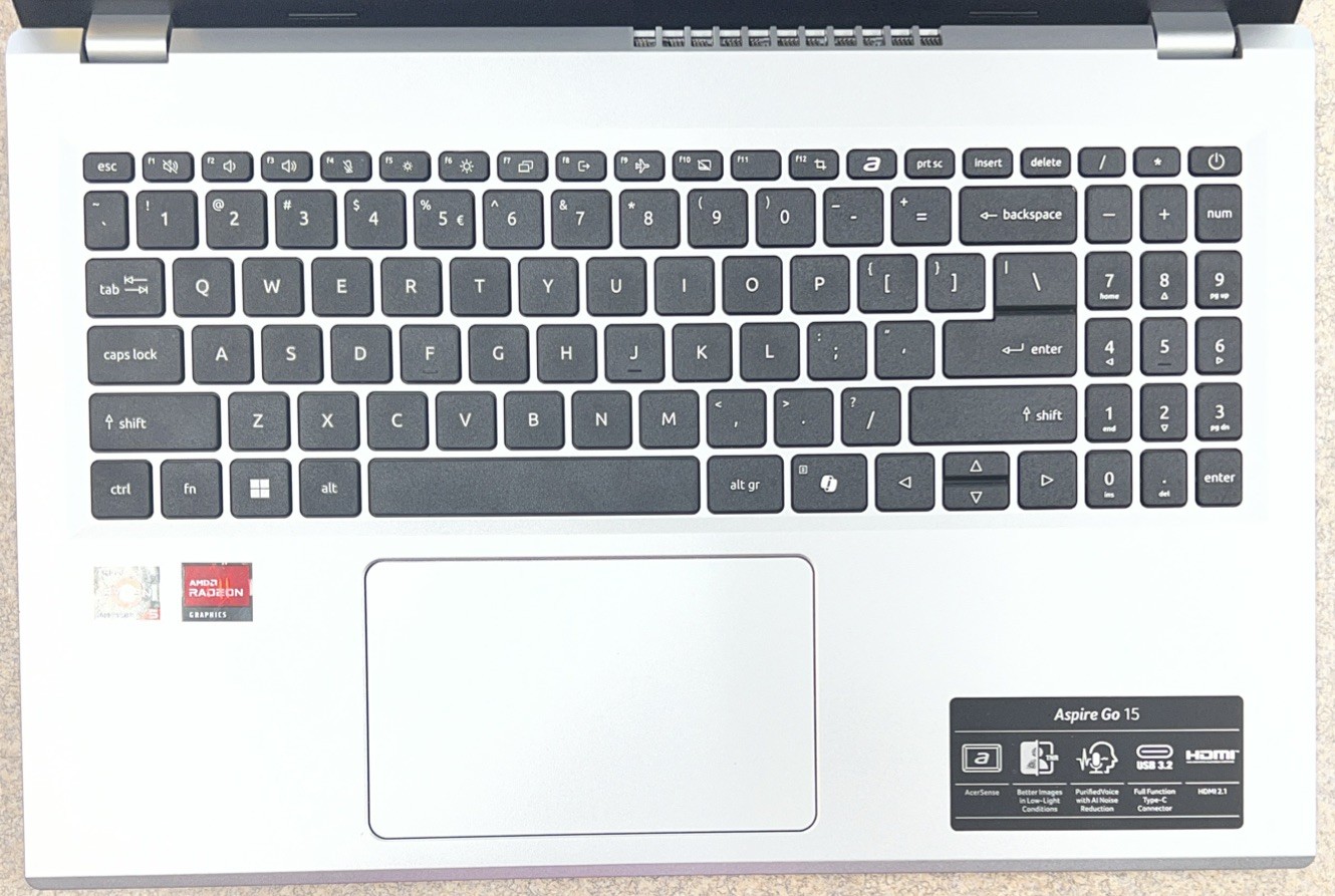 Acer Aspire GO 15 N23c3 (2025) 16GB RAM 1TB SSD AMD Ryzen 5 7520U Win Home 11
