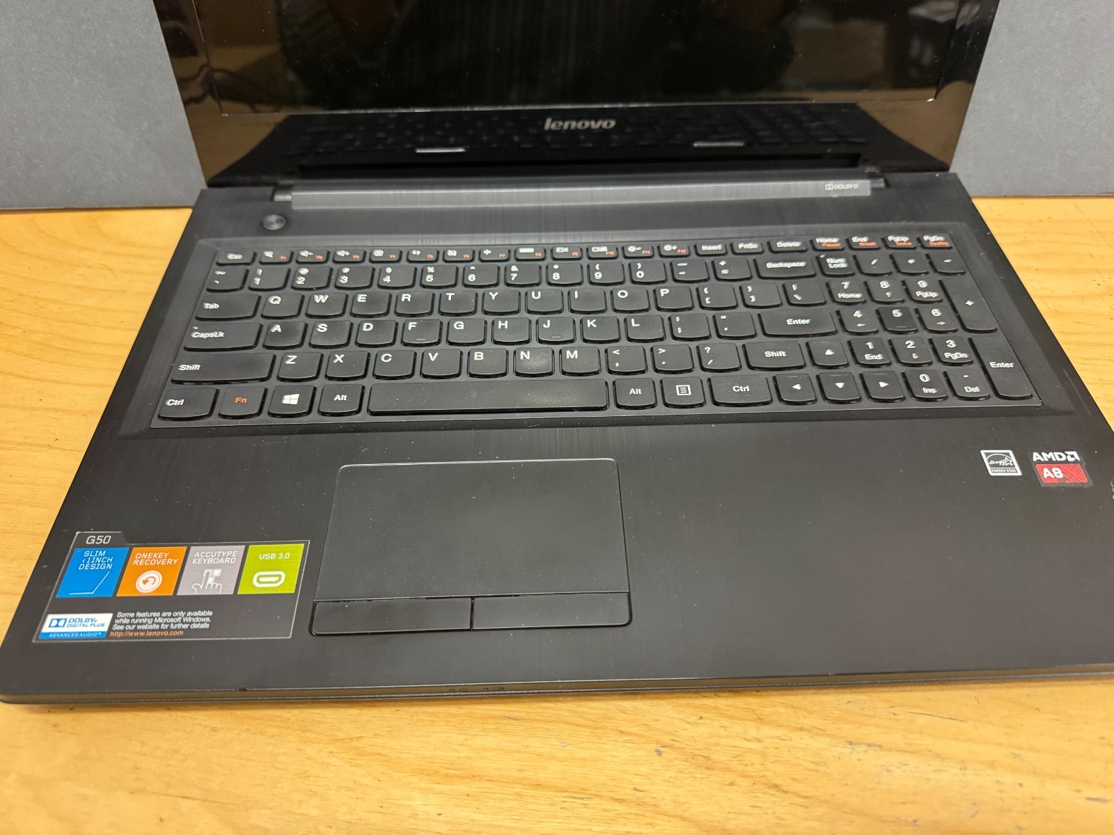*Bad Battery* Lenovo G50-45 Laptop 80E30181US AMD A8-6410 15.6″ HD 80E3