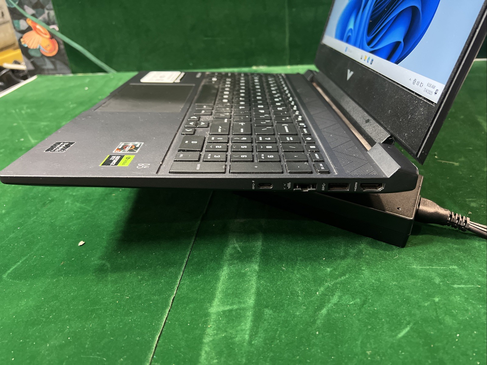 HP Victus Gaming Laptop 15.6″ FHD Ryzen 5 7535HS RTX 2050 24GB RAM 512GB SSD