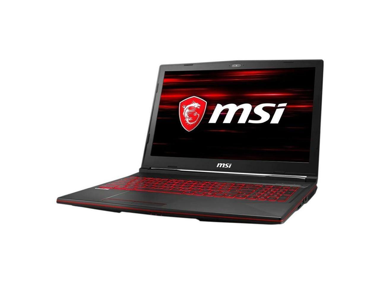 MSI GL63 8RD-210, Core i7-8750H, 256GB SSD+1TB, 8GB, nVIDIA GTX 1050Ti 4GB Win10