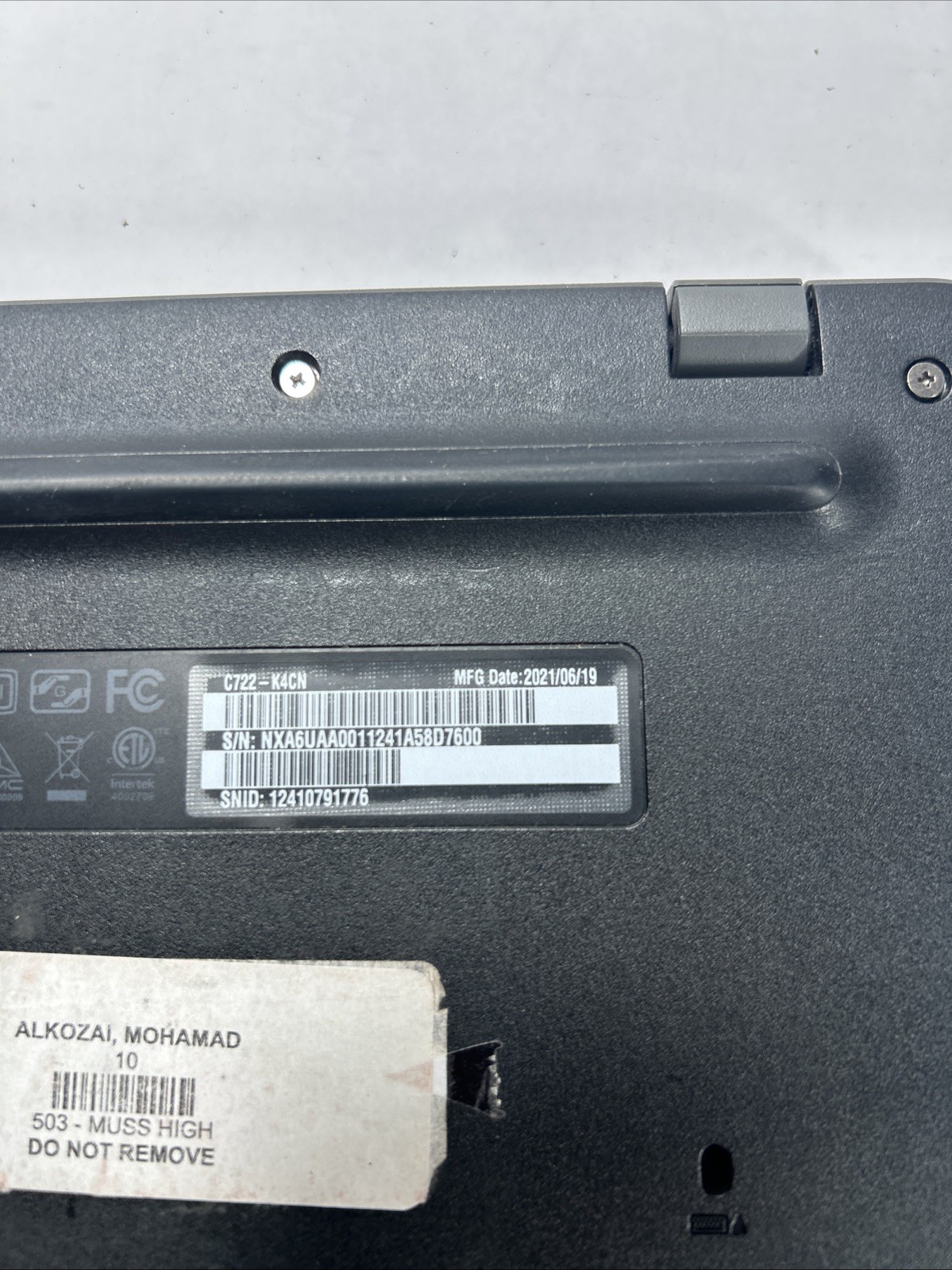 Acer Chromebook 311 C722-K4CN 11.6″ MT8183 4GB RAM 32GB Chrome OS
