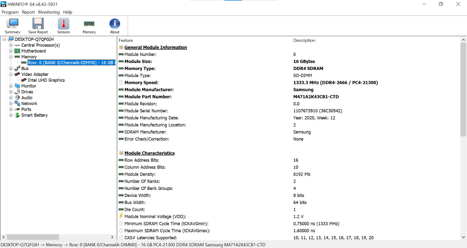 MSI Modern 14 B10MW i7-10510U 512GB SSD 16GB RAM W10 As Is Bad Bat. AO4079750