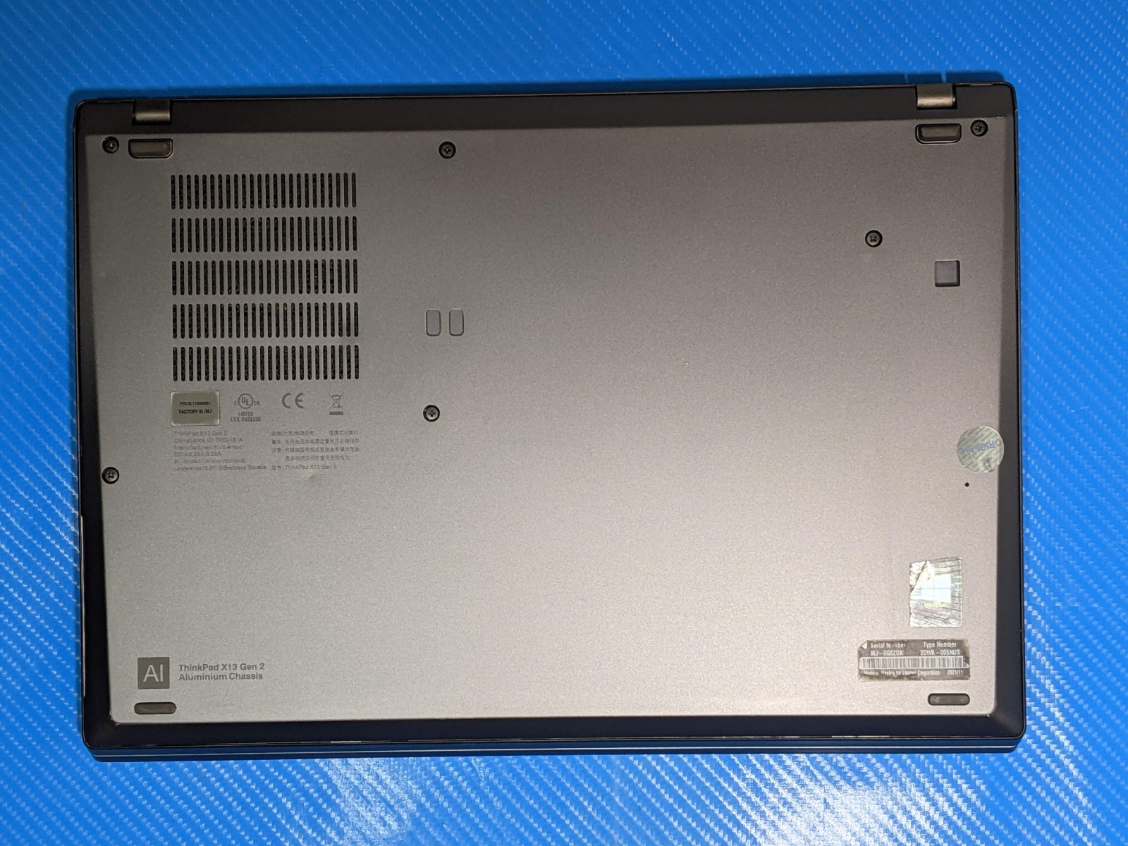 Lenovo ThinkPad X13 Gen2i 13.3″FHD+ TOUCH i7-11th 2.8GHz 16GB 512GB SSD W11P +PA