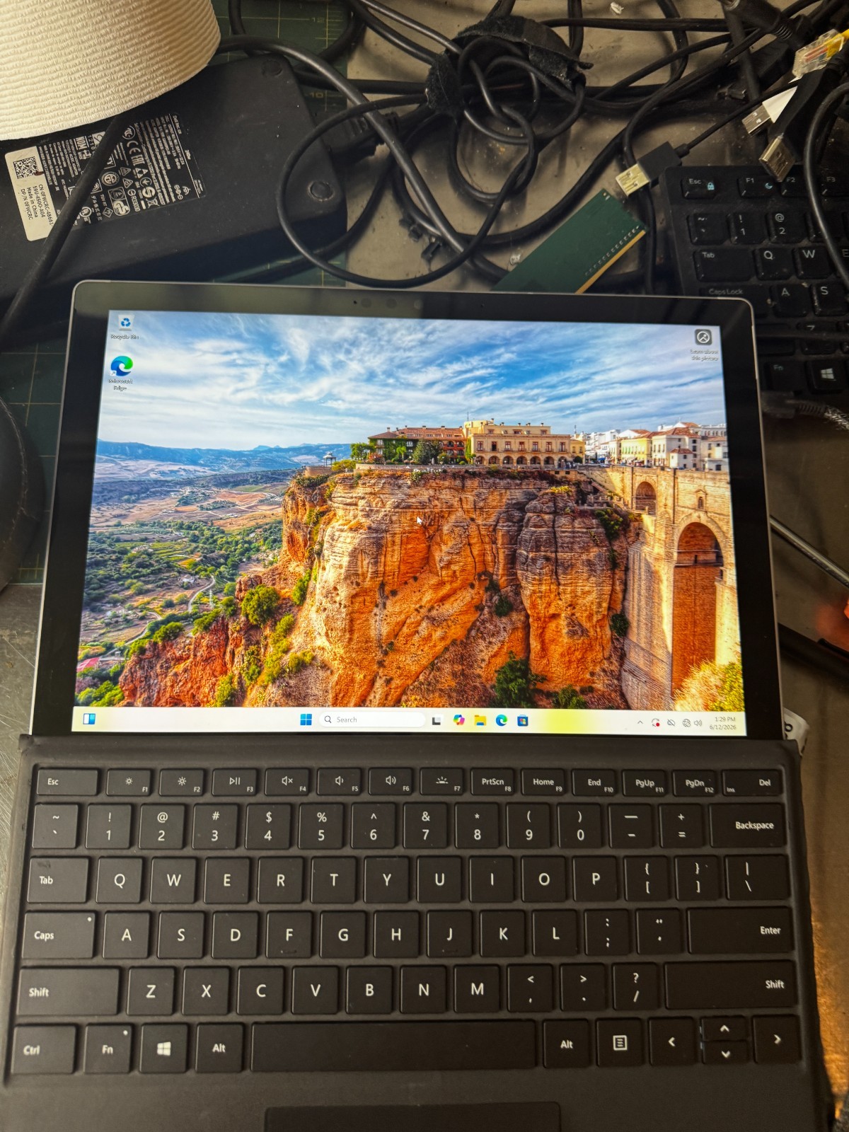 Microsoft Surface Pro 7 Core I5-1035G4 128GB SSD 8GB RAM Laptop *READ #6368