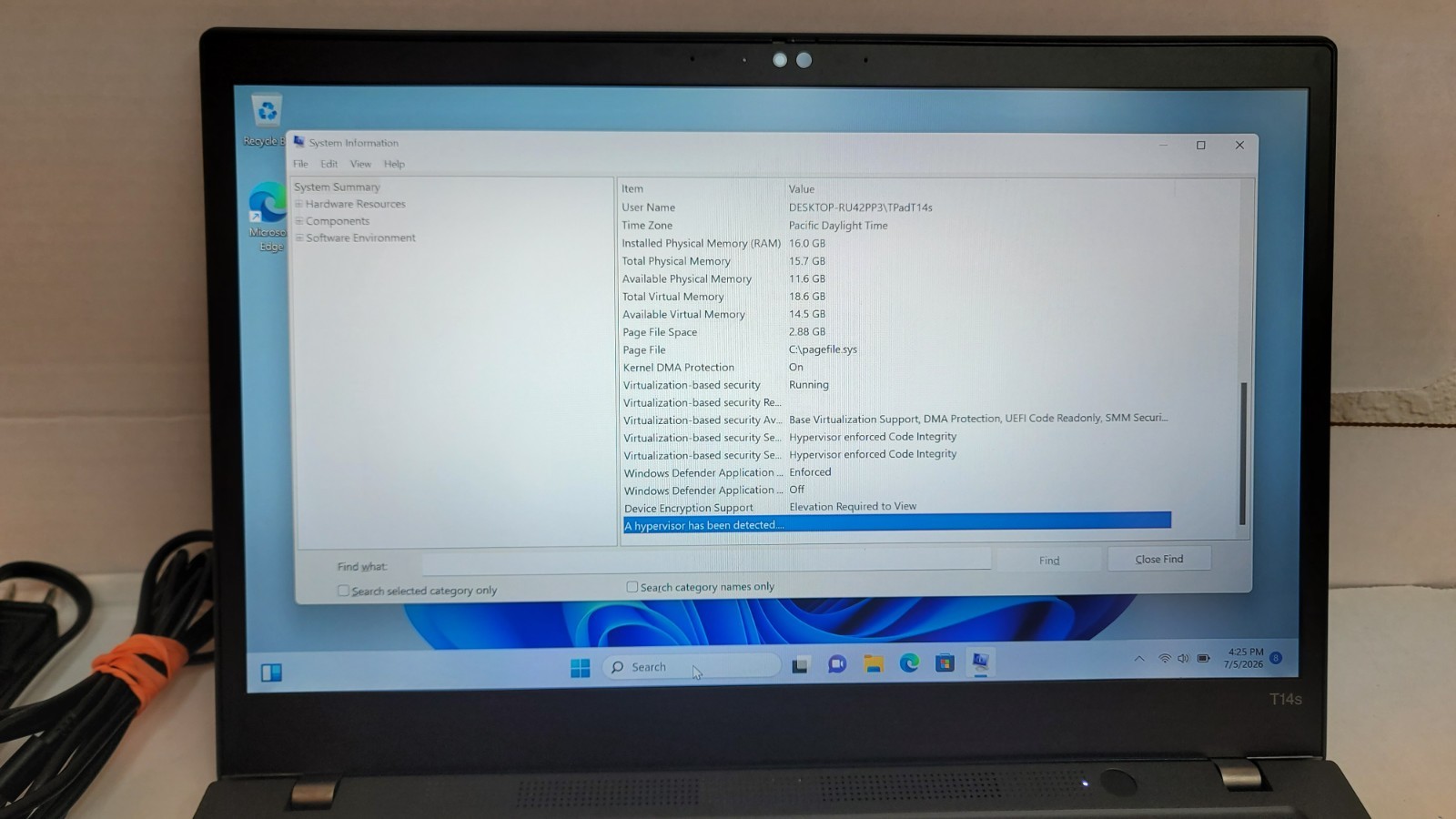 LENOVO ThinkPad T14s 11th Gen i7-1185G7 W11Pro 16GB 512GB SSD TouchScreen!