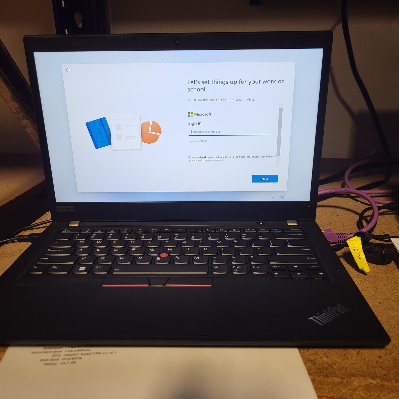Screen Issues Lenovo ThinkPad T14 Gen 1 Intel i5-10310U 1.7GHz 16GB 256GB SSD