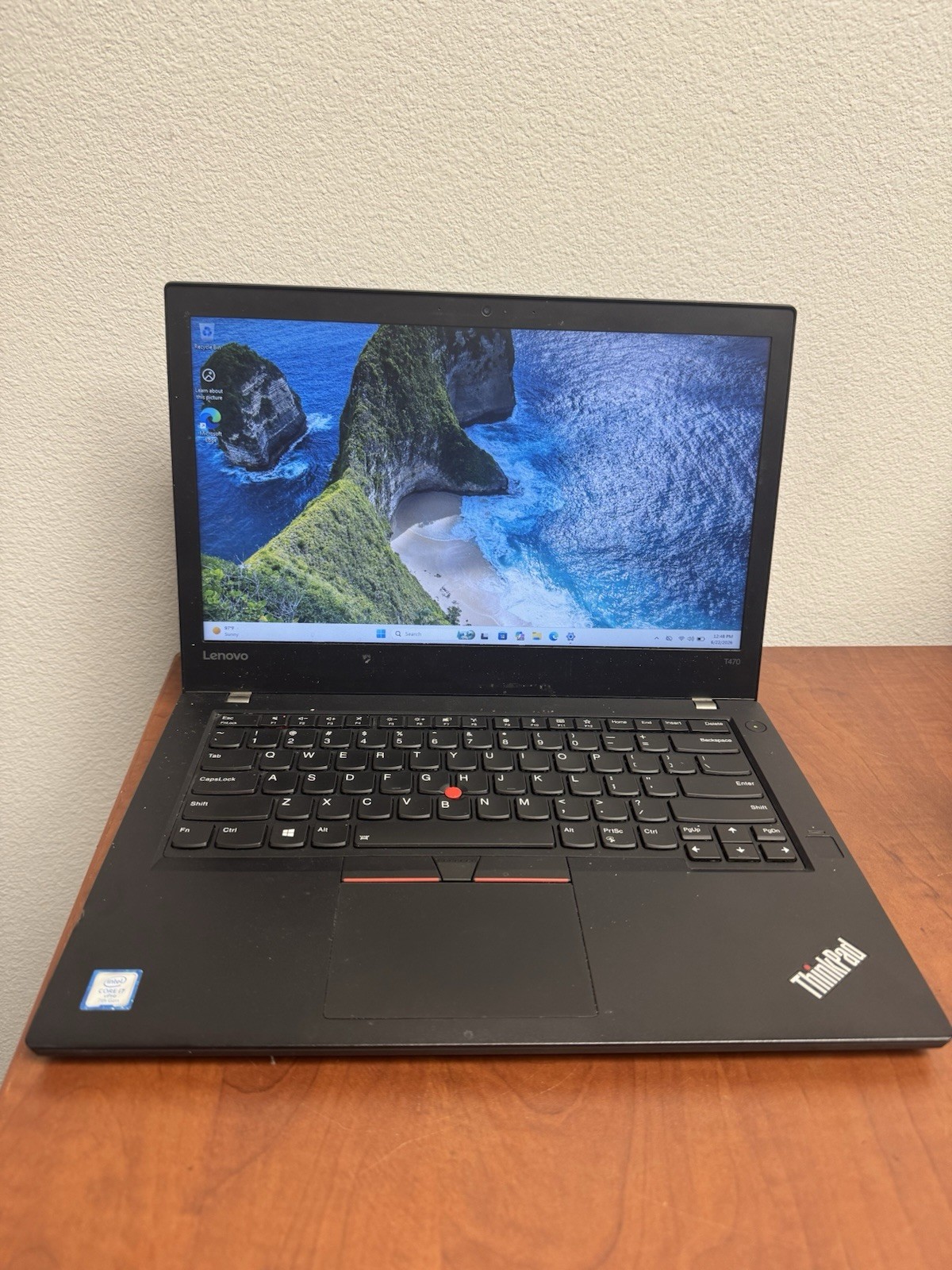 Lenovo ThinkPad T470, i7-7600U 2.90GHz, 16GB, 512GB SSD Windows 11 Pro