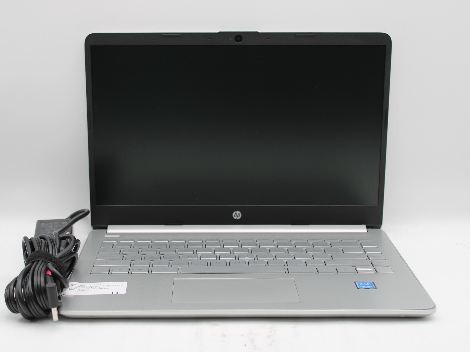 HP 14-dq0703dx _ Pentium Silver N5030 _ 16GB RAM _ 256GB SSD _ No OS