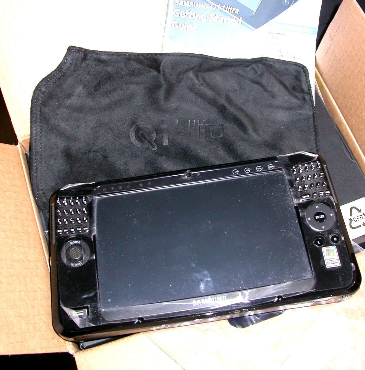 Samsung Q1 ULTRA Handheld PC Pentium M 1GB RAM 60GB HDD Retro RARE WinXP 4BOOTS