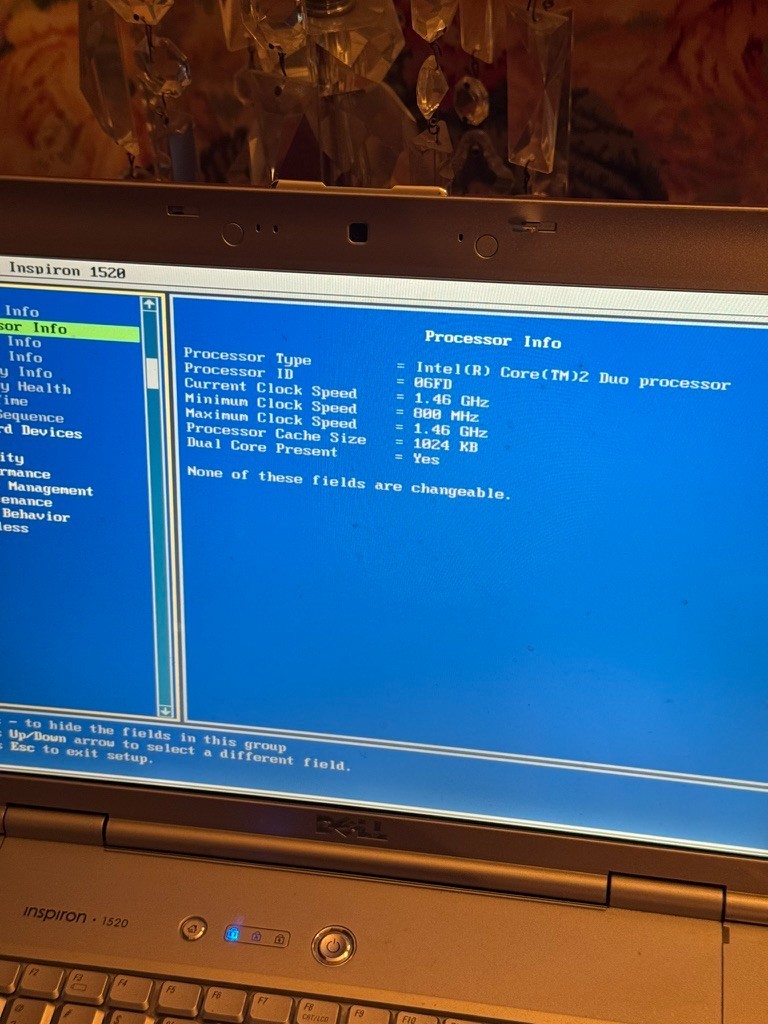 Dell Inspiron 1520 Laptop – For Parts or Repair