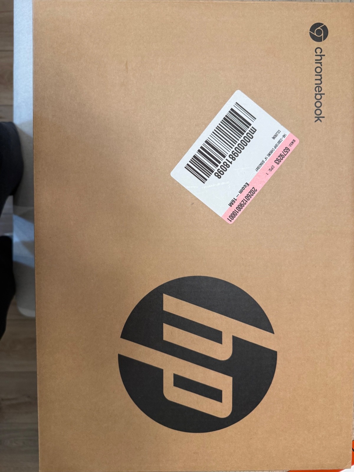 laptop computers hp new chrombook x360. Warranty 1year