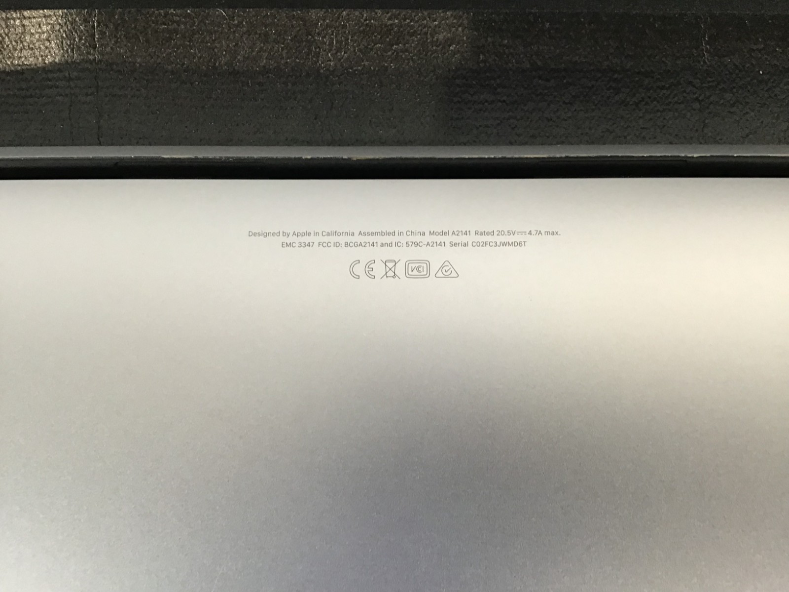 Apple MacBook Pro 16″ A2141 i9-9980H 2.3GHz 32GB RAM 1TB NVMe 79% Battery Cap ~