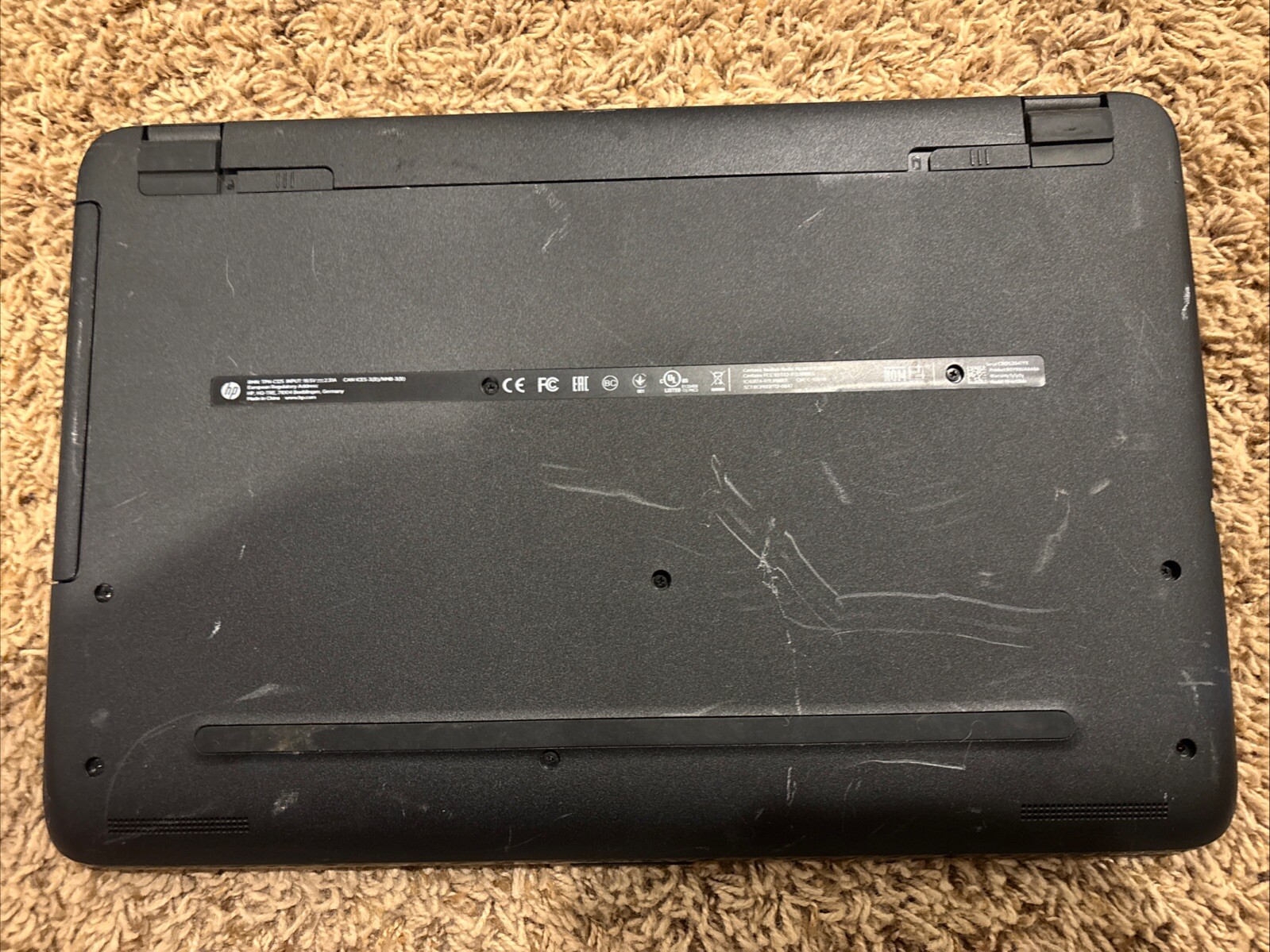 HP Notebook 15.6″ RTL8188EE Intel Core i3- Black UNTESTED SOLD AS IS