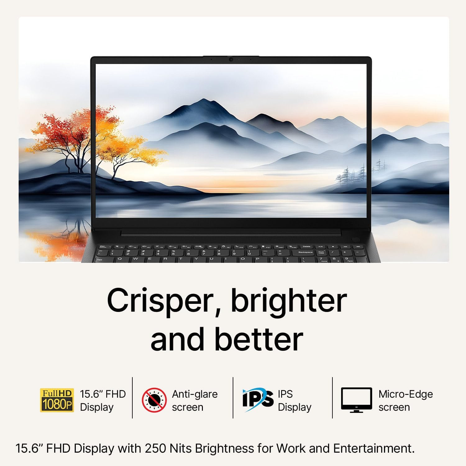 15.6” Laptop • 2026 Edition • FHD 1080P Display • 256GB SSD • Intel Processor •