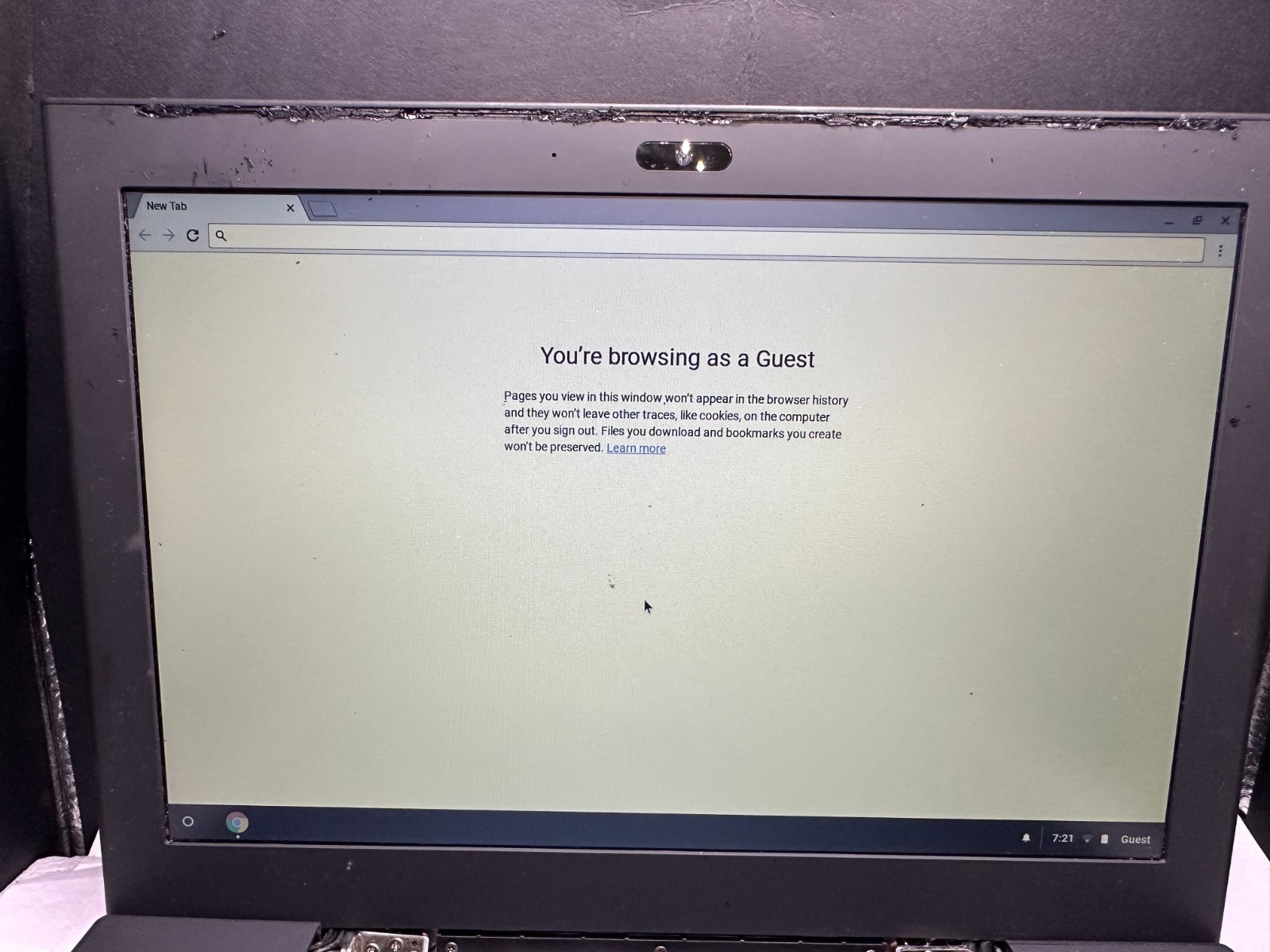 RARE GOOGLE CR-48 MARIO PONY 6101 PILOT PROGRAM TEST CHROMEBOOK, STRICTLY AS IS