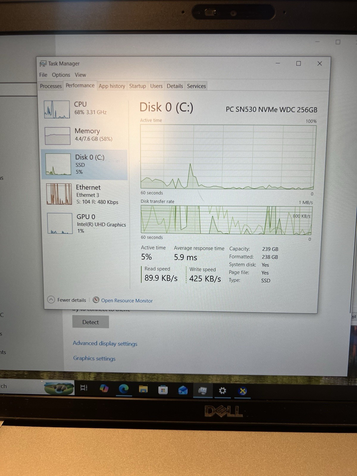 Dell Latitude 5510 | Intel Core i5-10310U | 8GB RAM | 250 GB SSD | No Charger