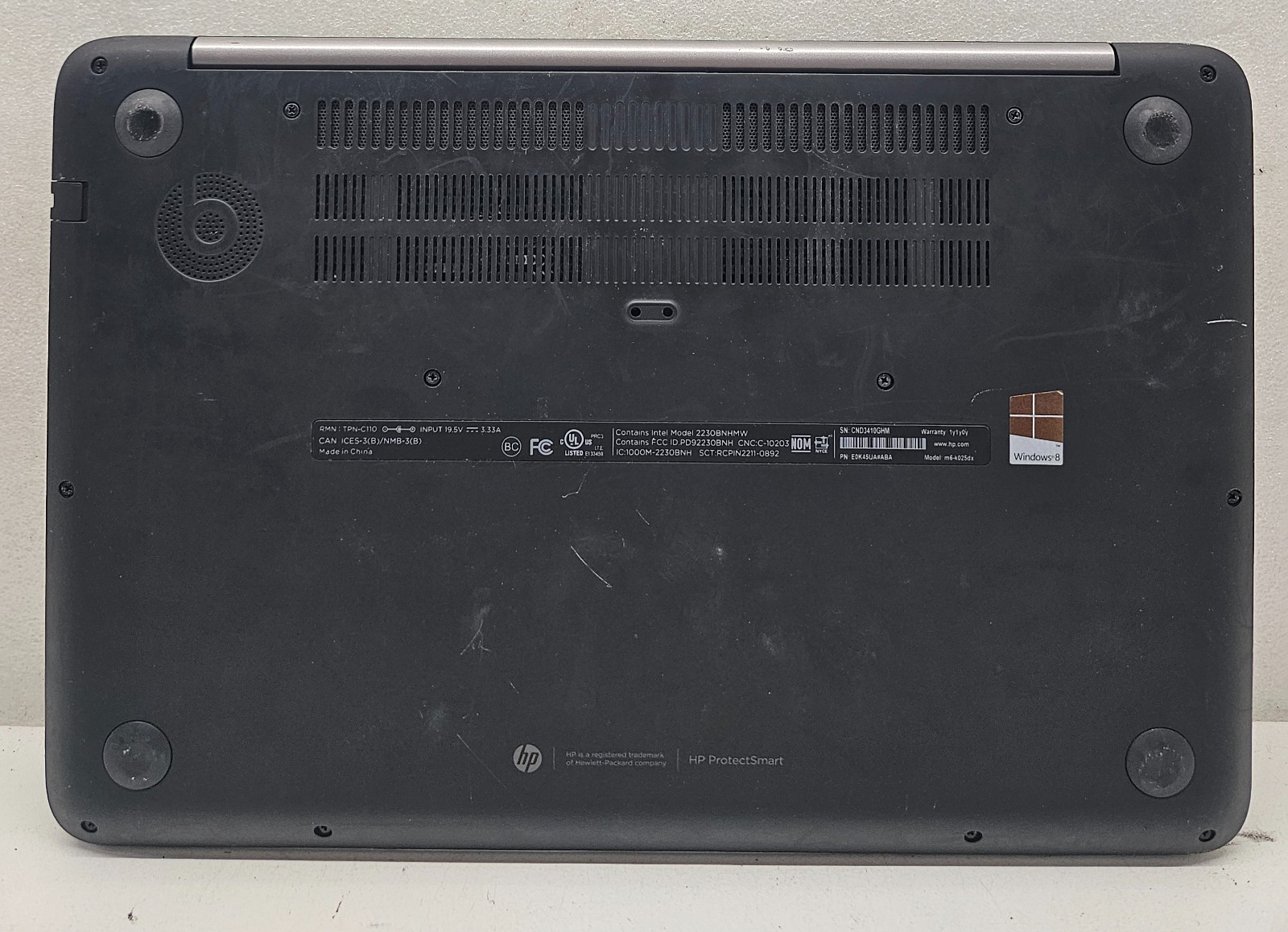 HP ENVY TS m6-k025dx Sleekbook Laptop Intel Core i5-4200U 8GB Ram NO HD/OS (FL)