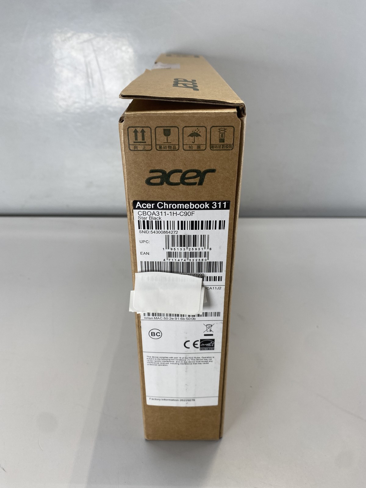 Acer Laptop ChromeBook 311 11.6″ Intel Celeron N4500 64GB – Star Black
