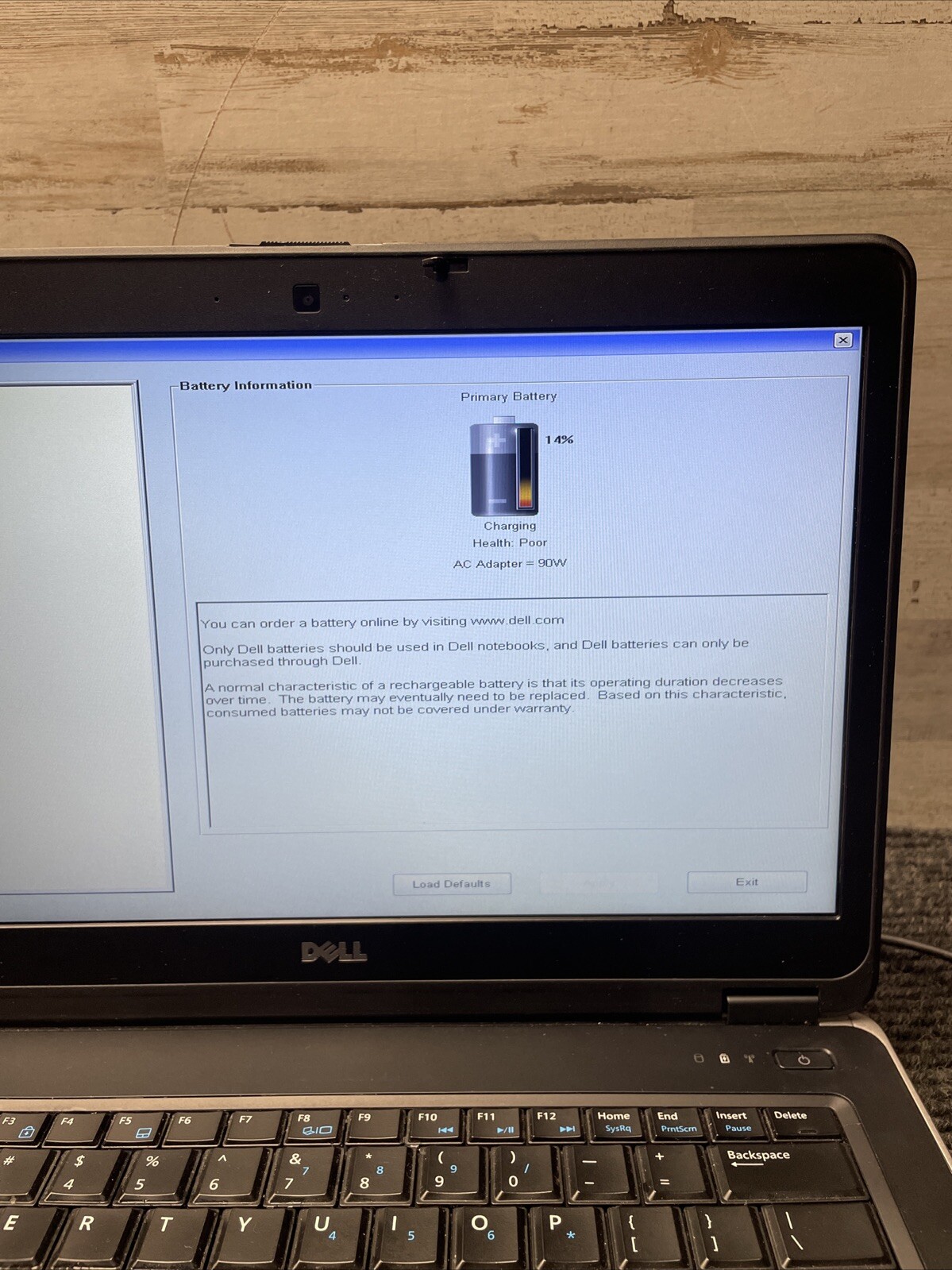 *PARTS Dell Latitude E6440 Intel Core i5 4310M 2.70GHz 4GB RAM No HDD/OS/BATTERY