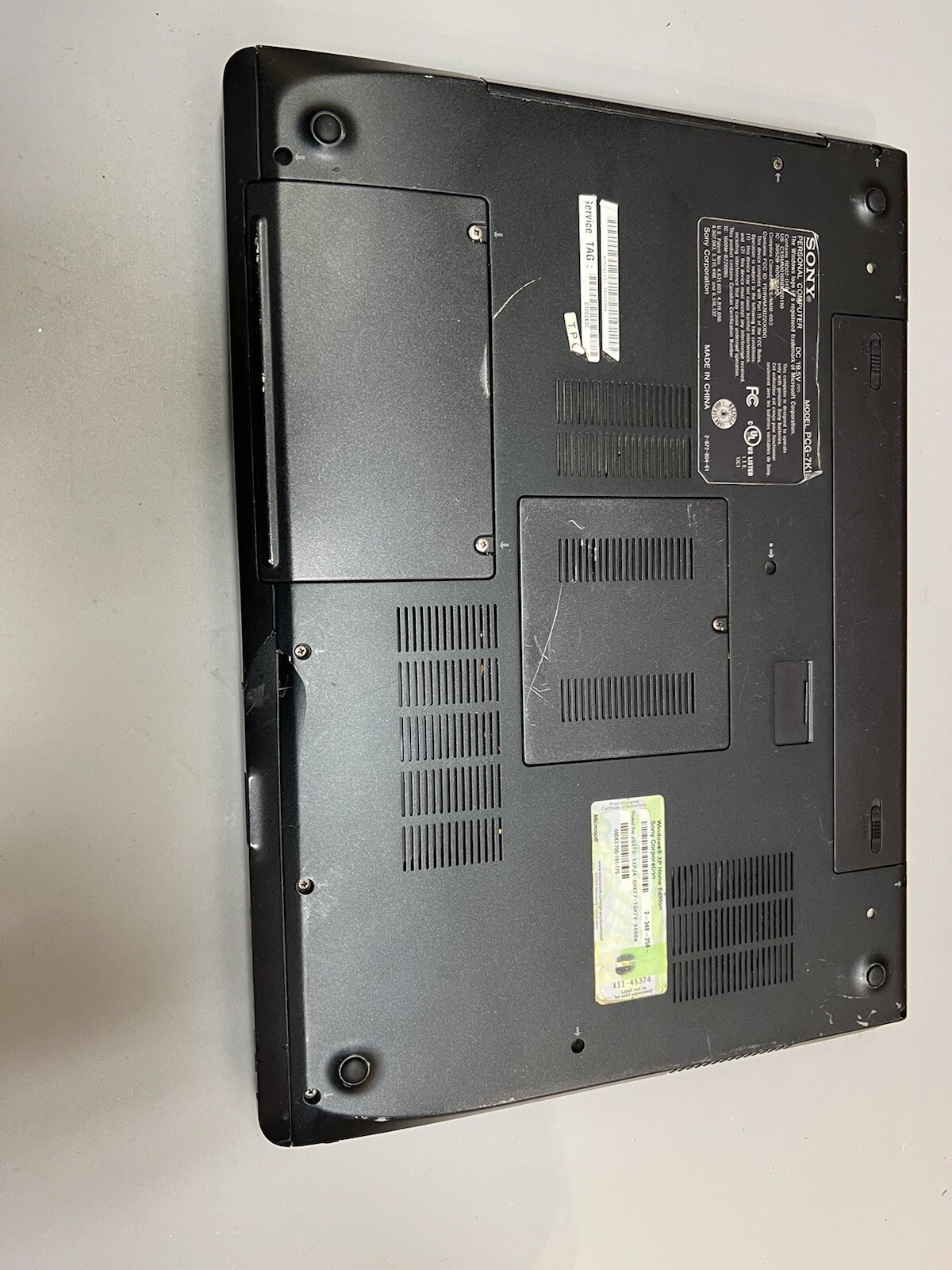 Sony VAIO PCG-7K1L 2GB RAM 100GB HDD BIOS TESTED