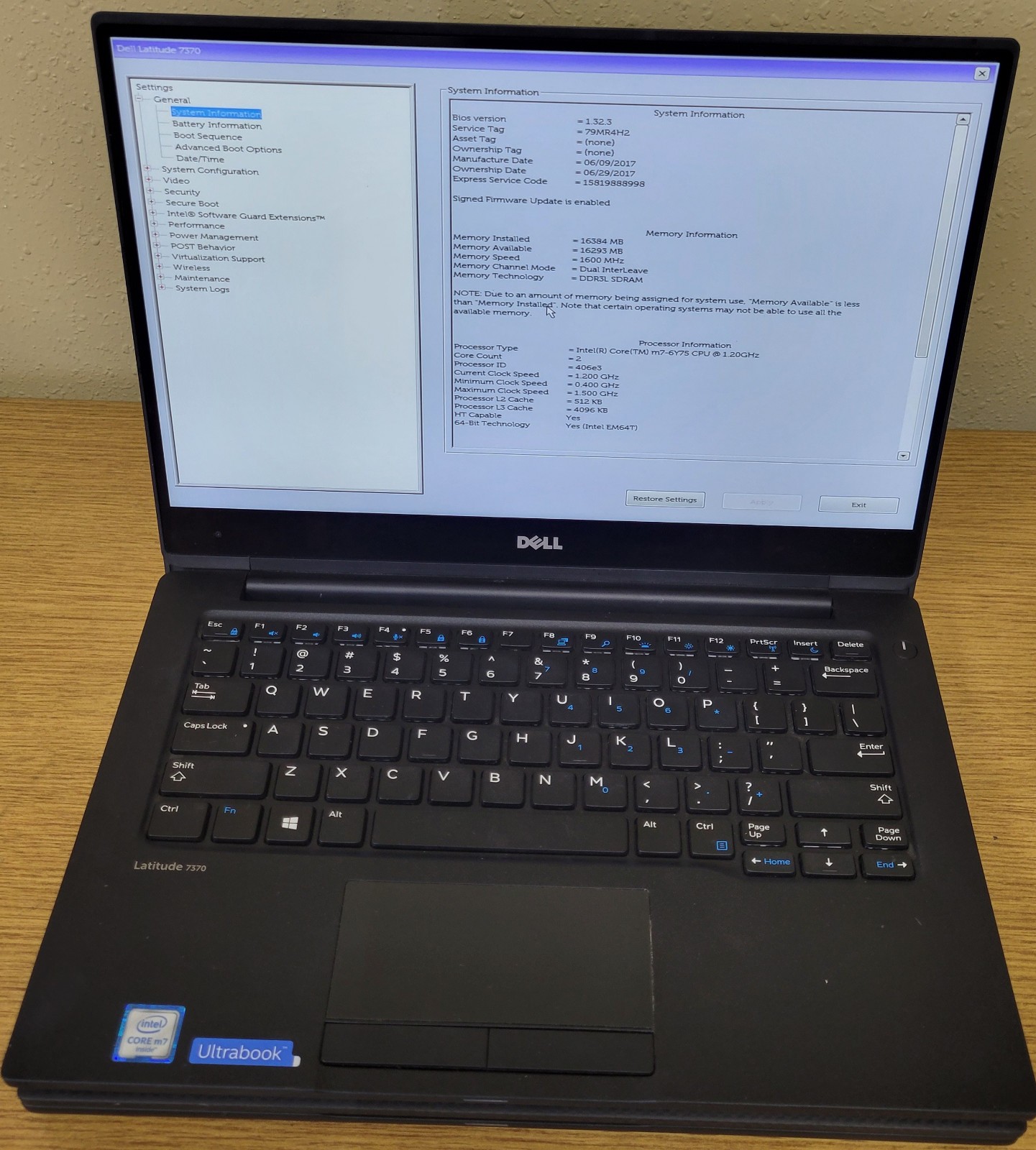 (Lot of 2) Dell Latitude 7370 m7-6y75 1.20GHz 16GB DDR4 W/Batt No OS/SSD/HDD