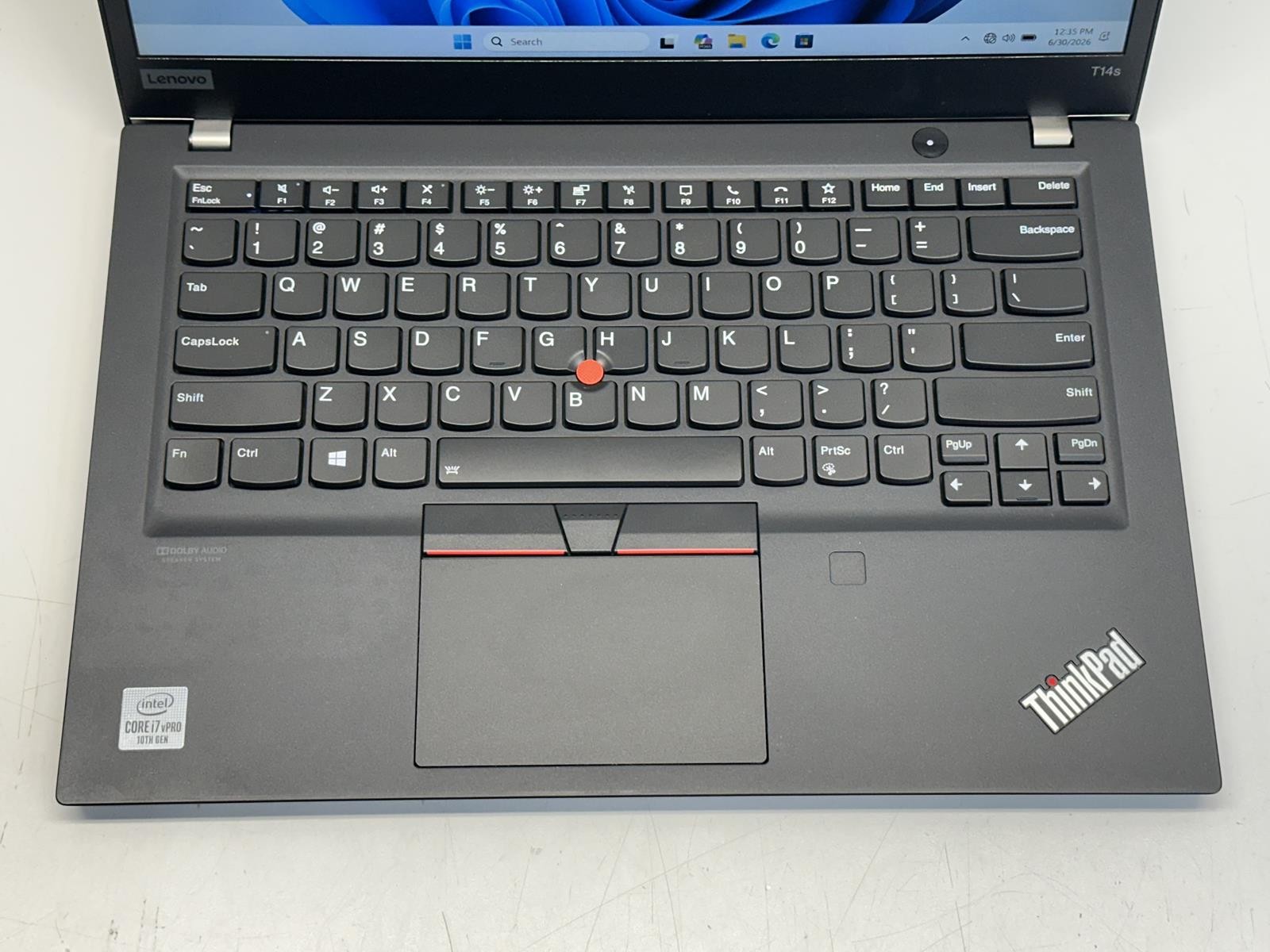 Lenovo Thinkpad T14s Gen1 i7-10610U @ 1.80GHz 16GB RAM 256GB NVMe Win11Pro 4216