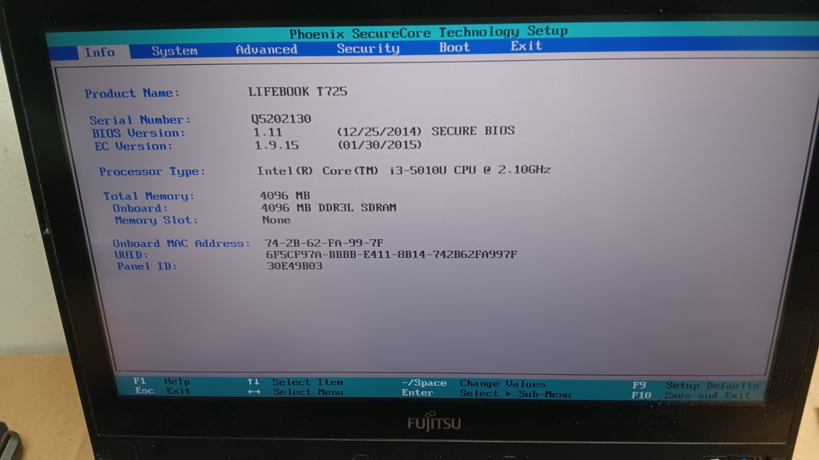 Lot of 4 Fujitsu LifeBook T726 T725 Laptops For Parts or Repair