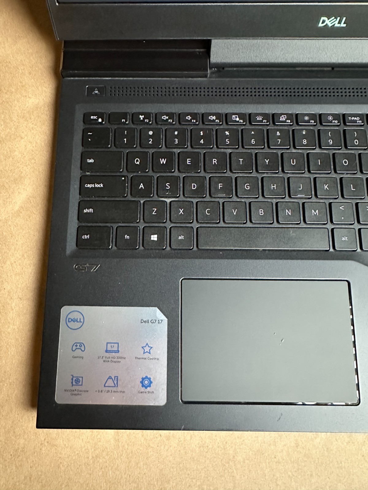 Dell G7 17 Gaming Laptop i7-10750H RTX 2070 32GB 512GB SSD 300Hz Win11 + BOX