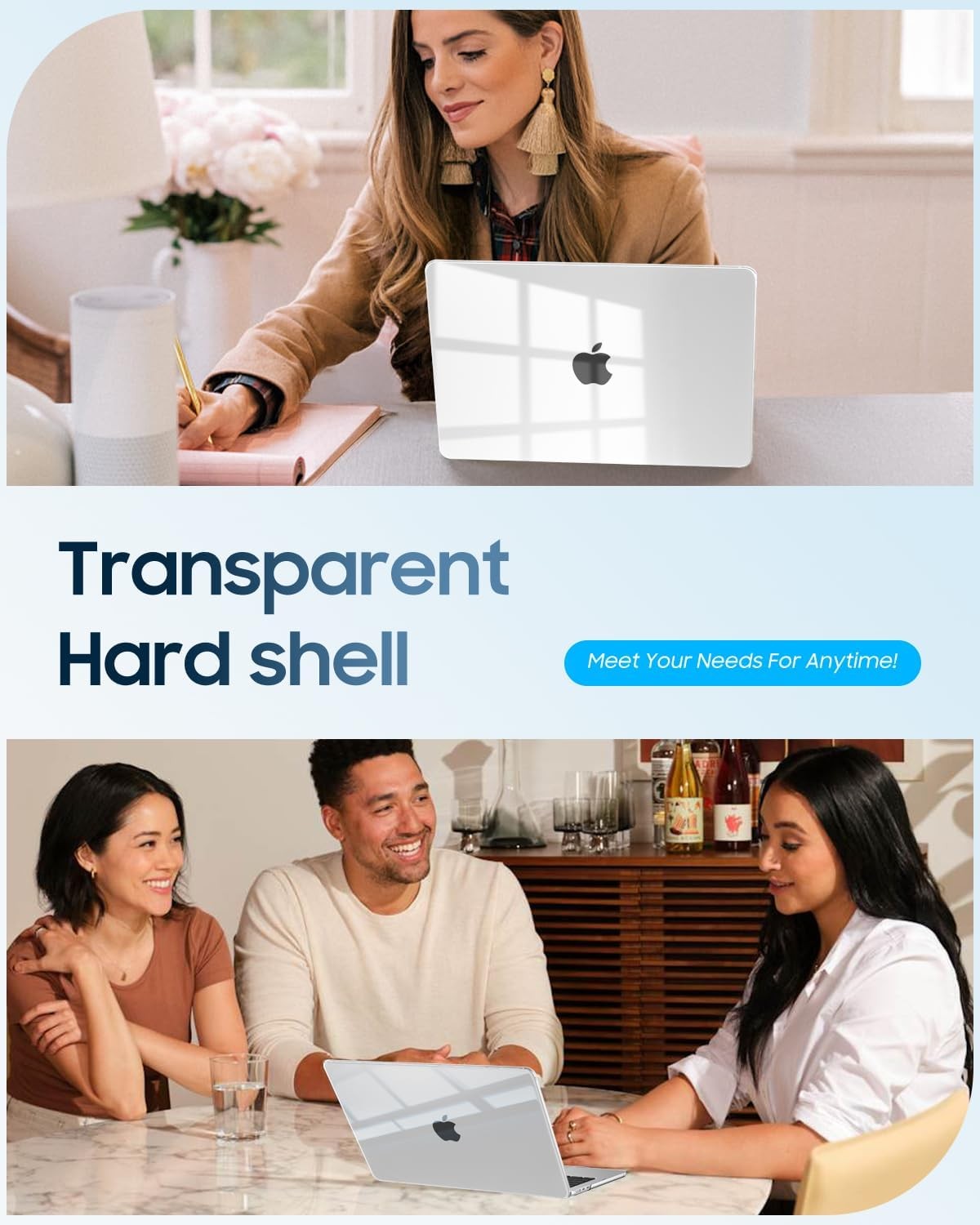 Case for MacBook Air 13.6 Inch A3449 A3240 A3113 A2681 (2022 2023 2024 2025)