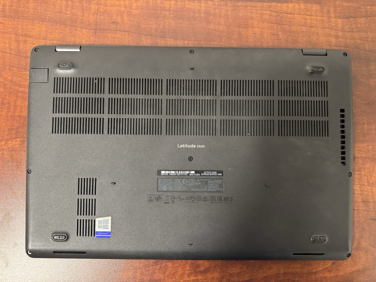 Dell Latitude 5500 15.6″ Laptop Intel i7-8665U 16GB RAM 256GB NVMe SSD Win11 Pro