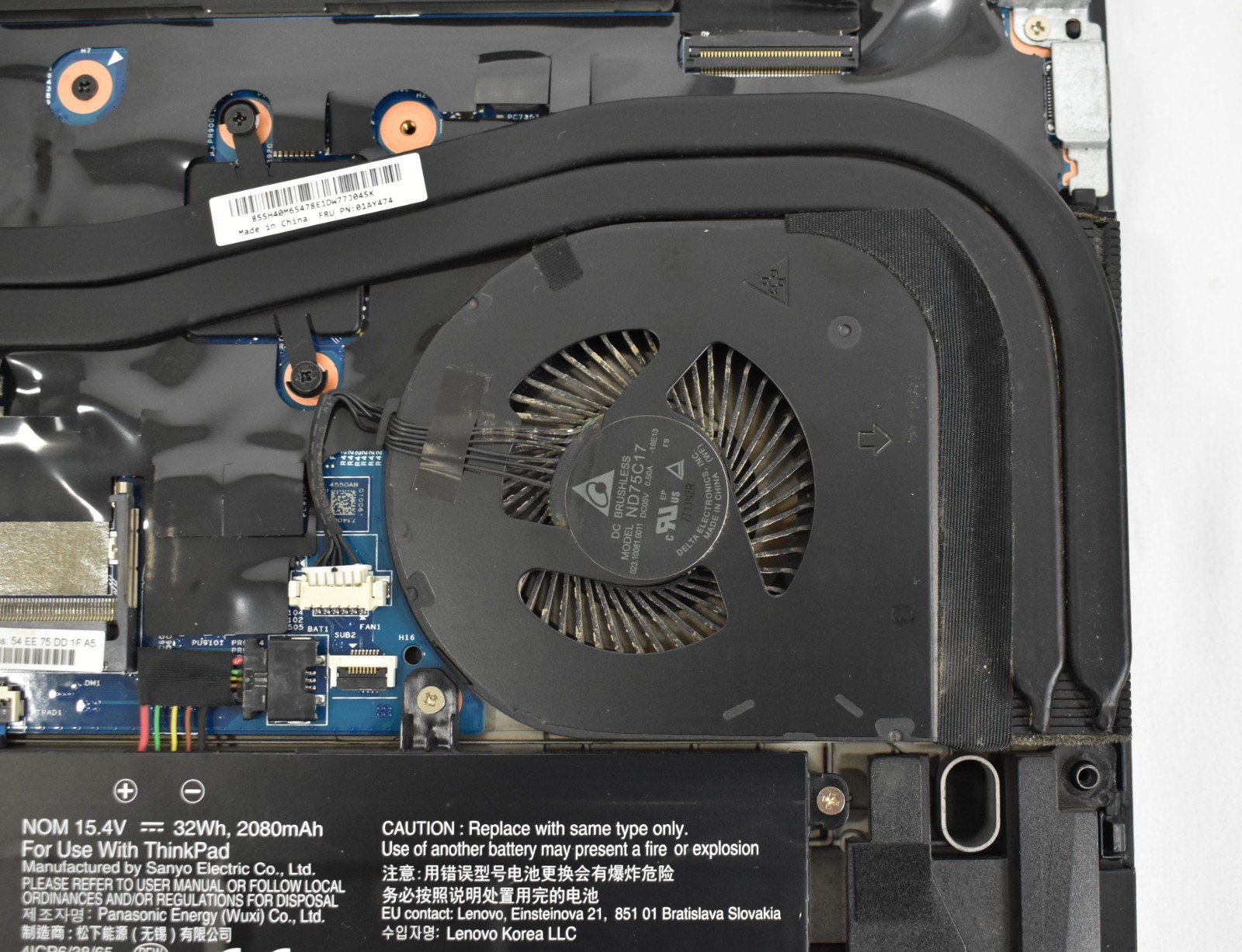 (2) Lenovo ThinkPad P51s i7-7500U 2.7GHz 16GB 240GB SSD No OS Parts or Repair
