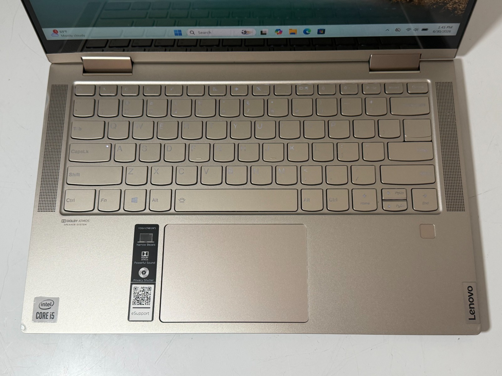 Lenovo Yoga C740-14IML 14″ Touch i5-10210U 8GB RAM 256GB Win11H READ!!!!!