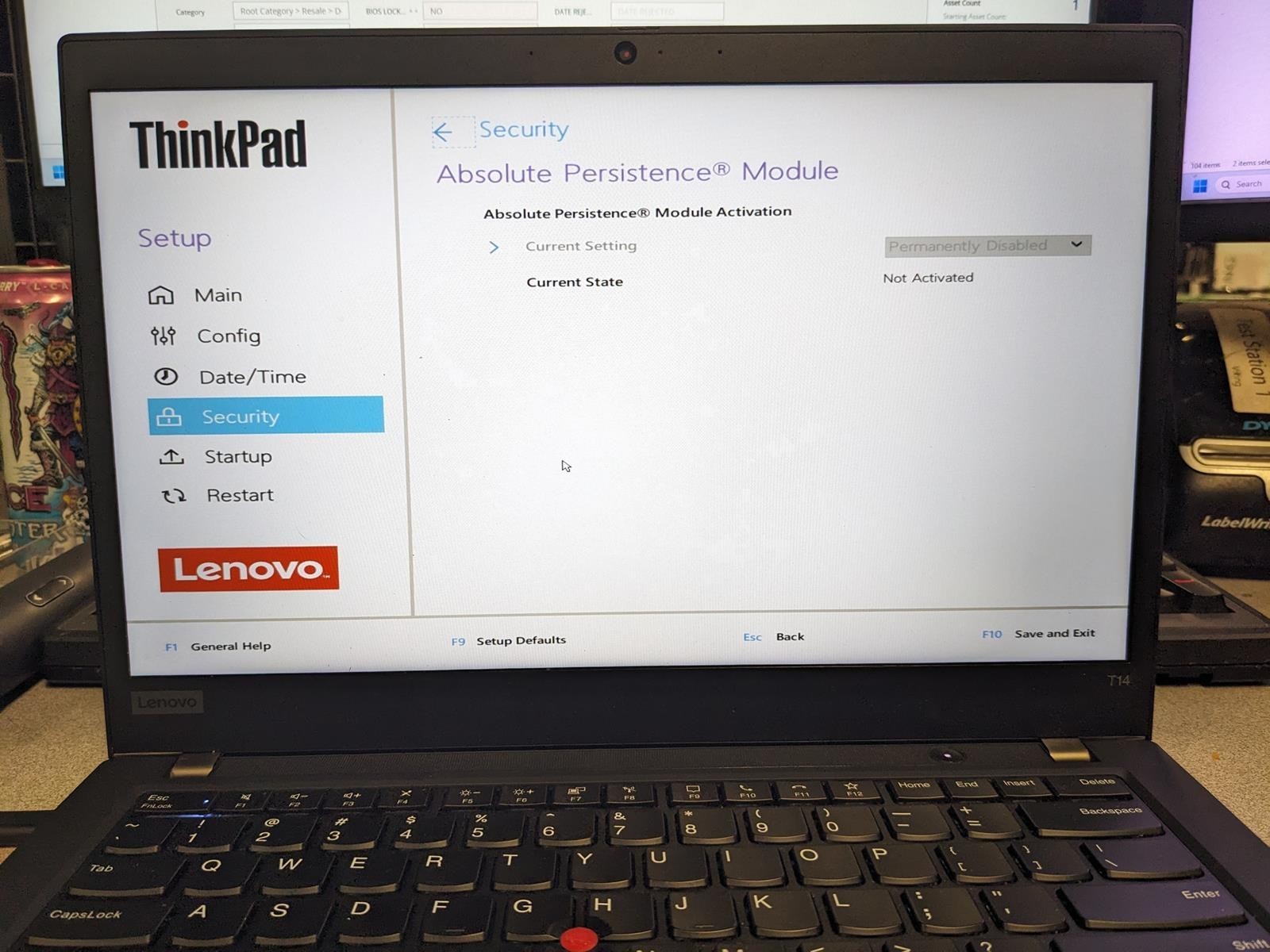 LENOVO THINKPAD T14 GEN 2 AMD RYZEN 5 PRO 5650U @ 2.30GHz, 16GB RAM, NO HDD/OS
