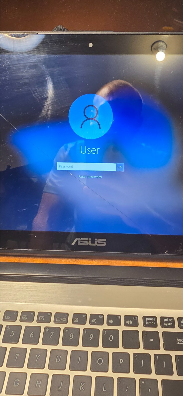 ASUS VivoBook Laptop For Parts Password Locked Bad Battery No Accessories