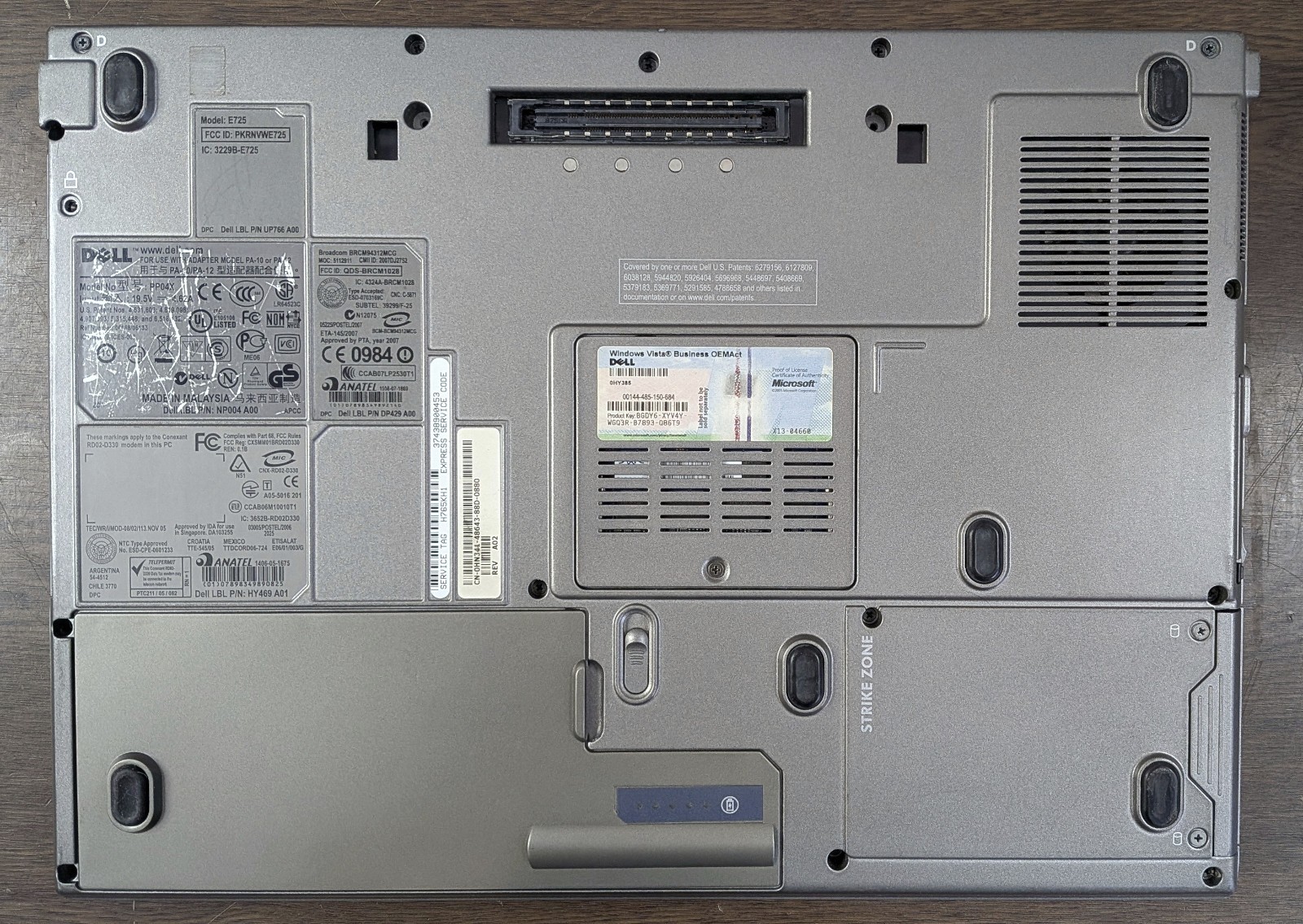 Dell Latitude D830 15.4″ Laptop Core 2 Duo 2.1GHz 3GB RAM 120GB HDD Bluetooth