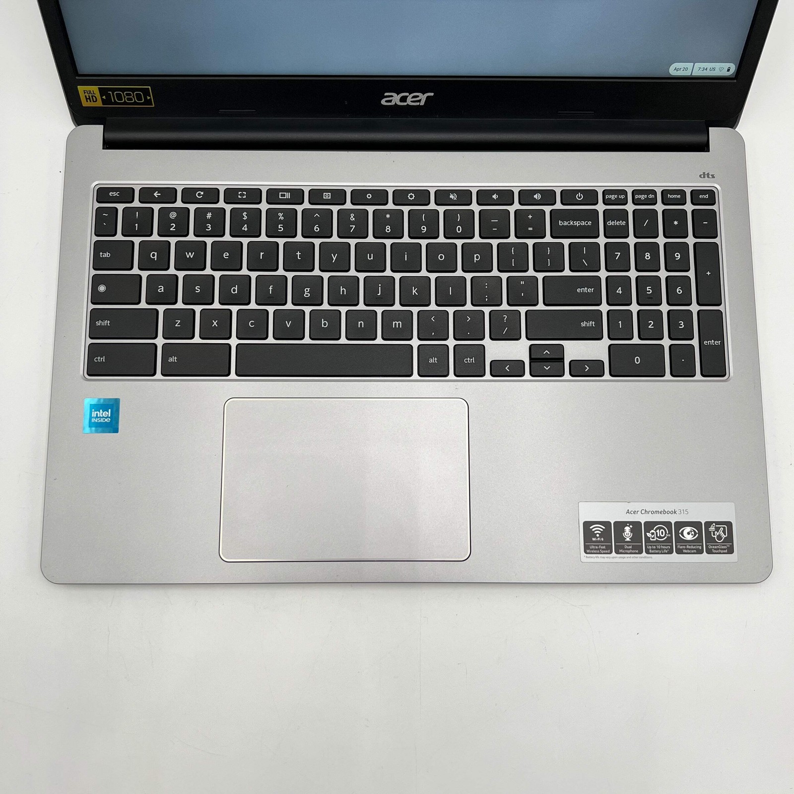 Acer Chromebook 315 Chrome OS Laptop 15.6″ 4GB RAM 64GB Storage Used B