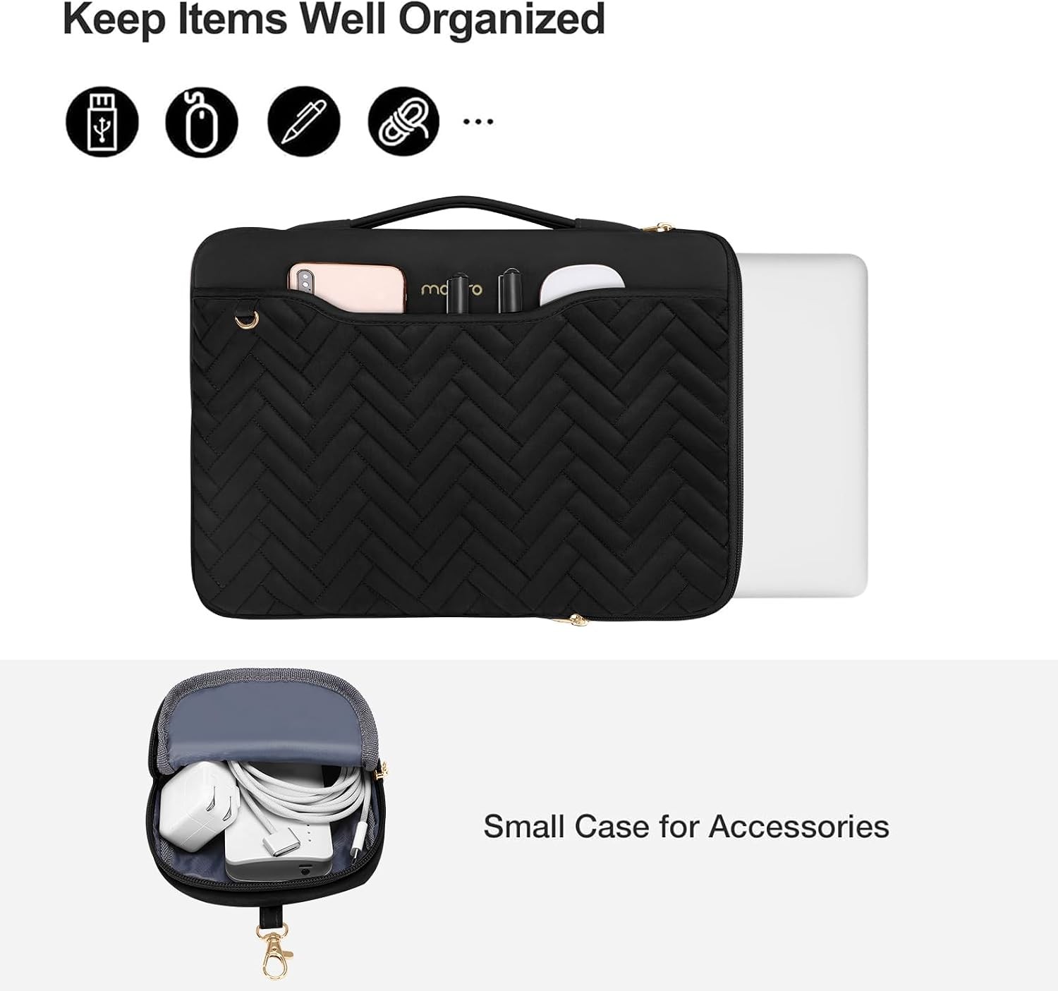 360 Protective Laptop Case, 13-13.3 inch Laptop Sleeve Compatible with MacBook N