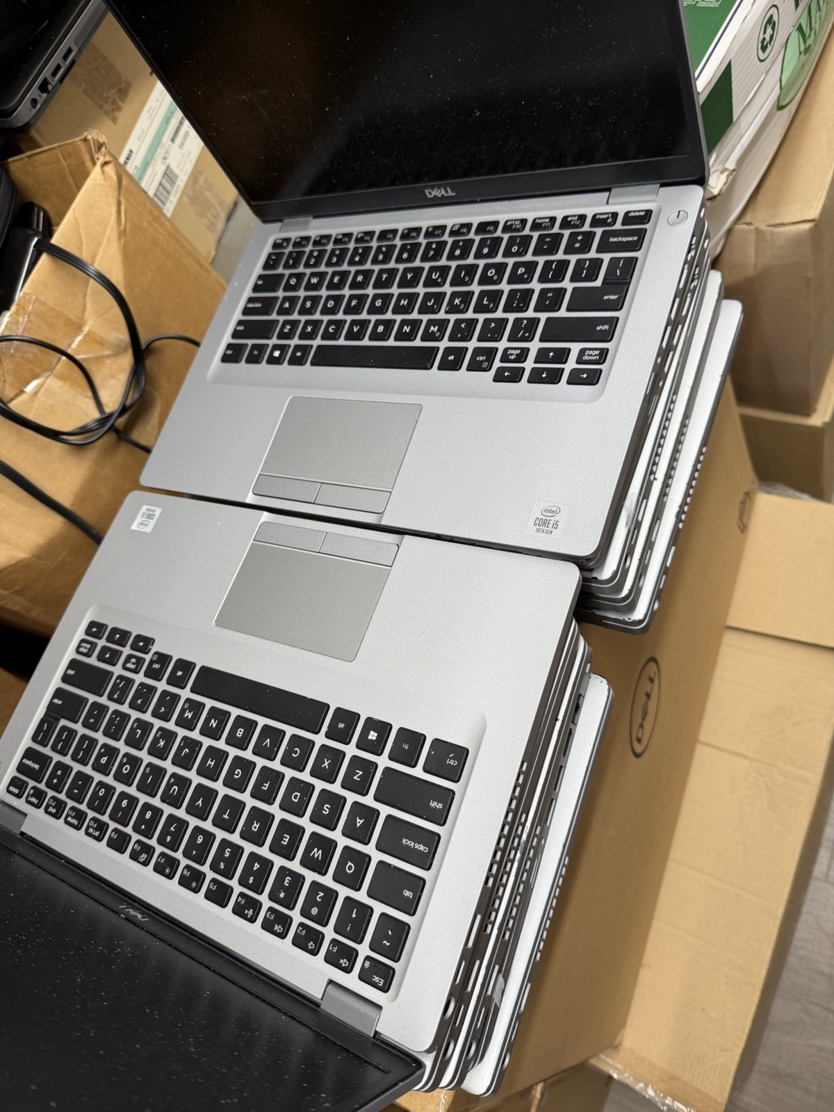 Lot Of 10 Dell Latitude 5411 14″ i5-10400H 2.6G NO RAM, No SSD Booted to bios