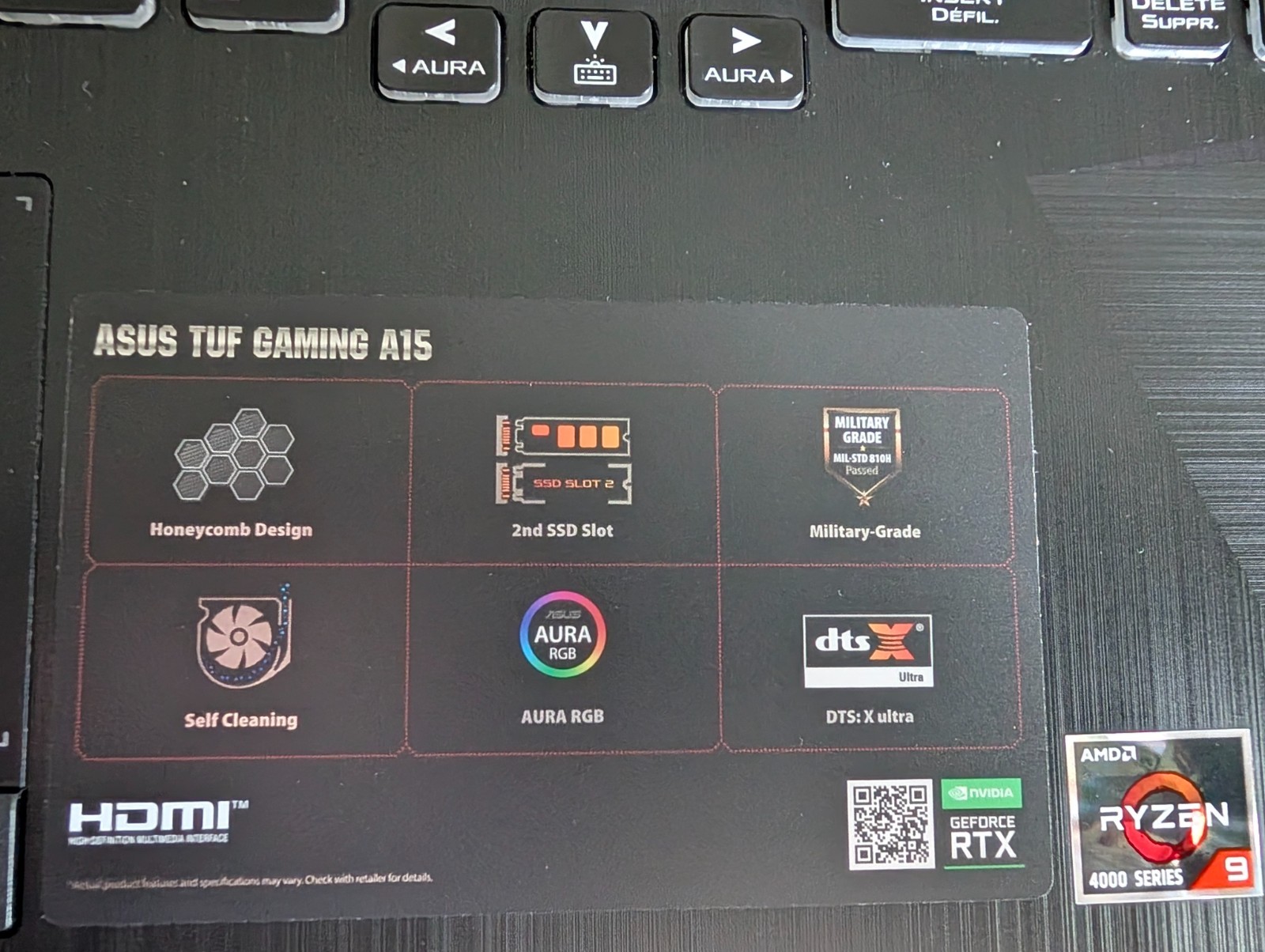 ASUS TUF 15.6″ Gaming Laptop | Ryzen 9 | RTX 2060 | 32 GB RAM | 1.5 TB Dual SSD