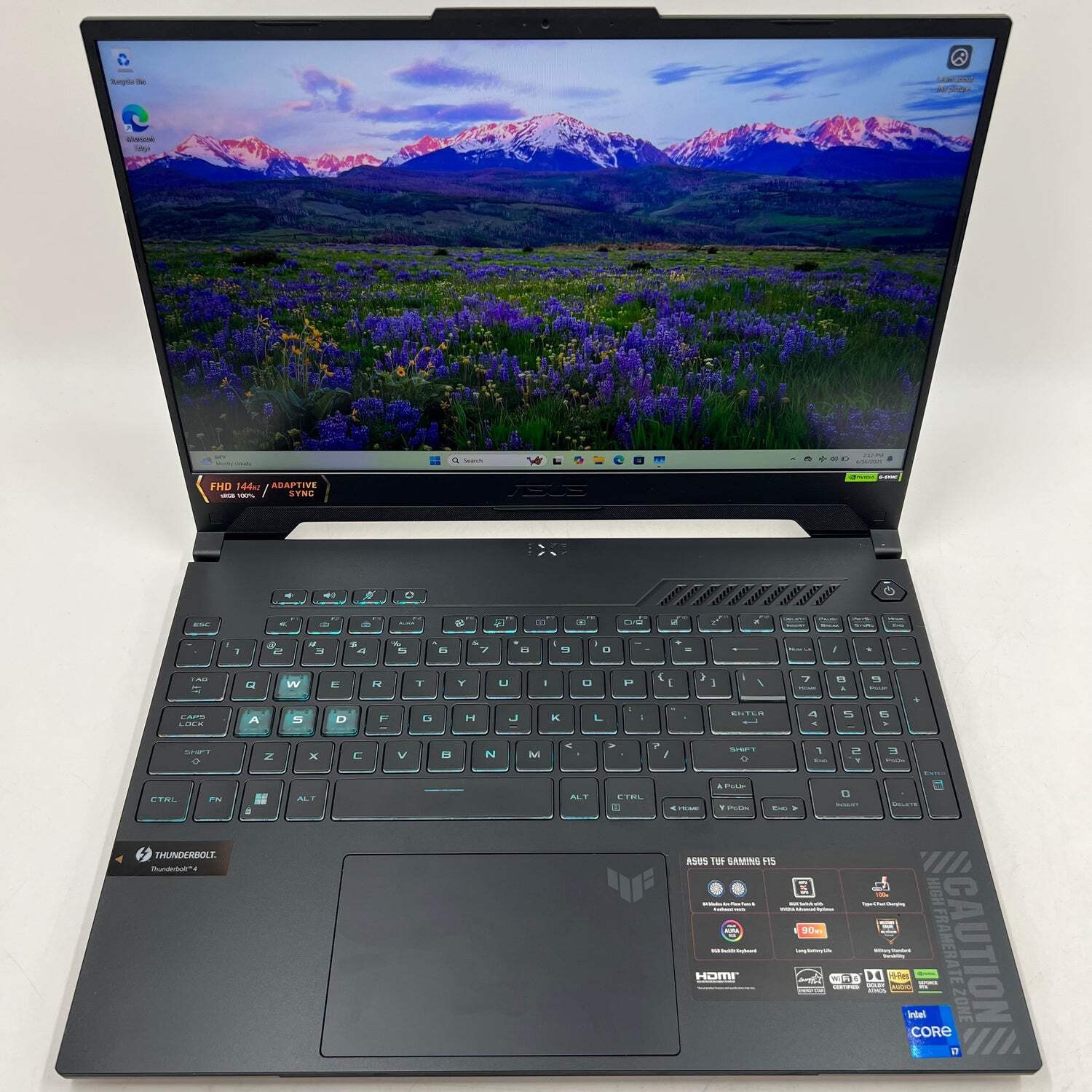 Asus TUF F15 15.6″ i7-13620H 2.4GHz 16GB RAM 1TB SSD GeForce RTX 4060