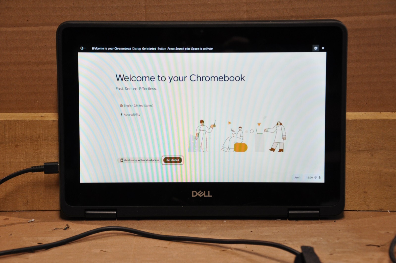 DELL Chromebook 3100 2-in-1 touchscreen