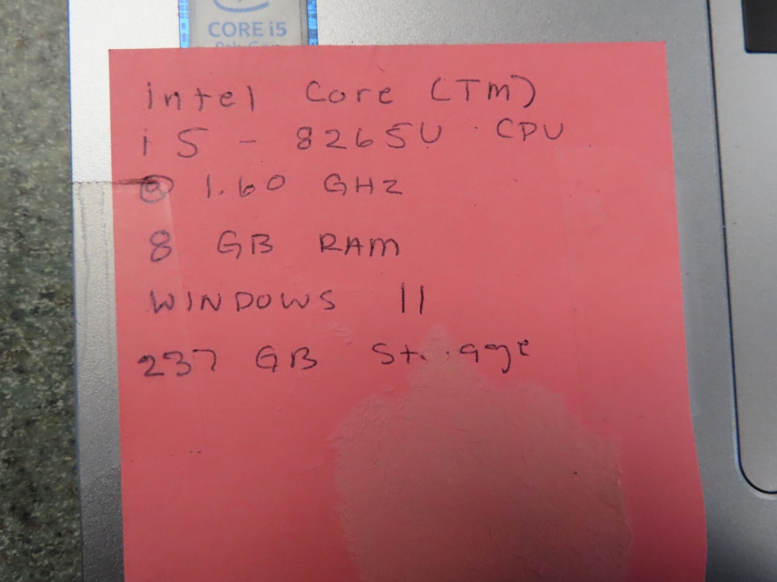 Acer Aspire A515-55 Intel Core i5-1035G1 1.00GHz 512GB keyboard broke