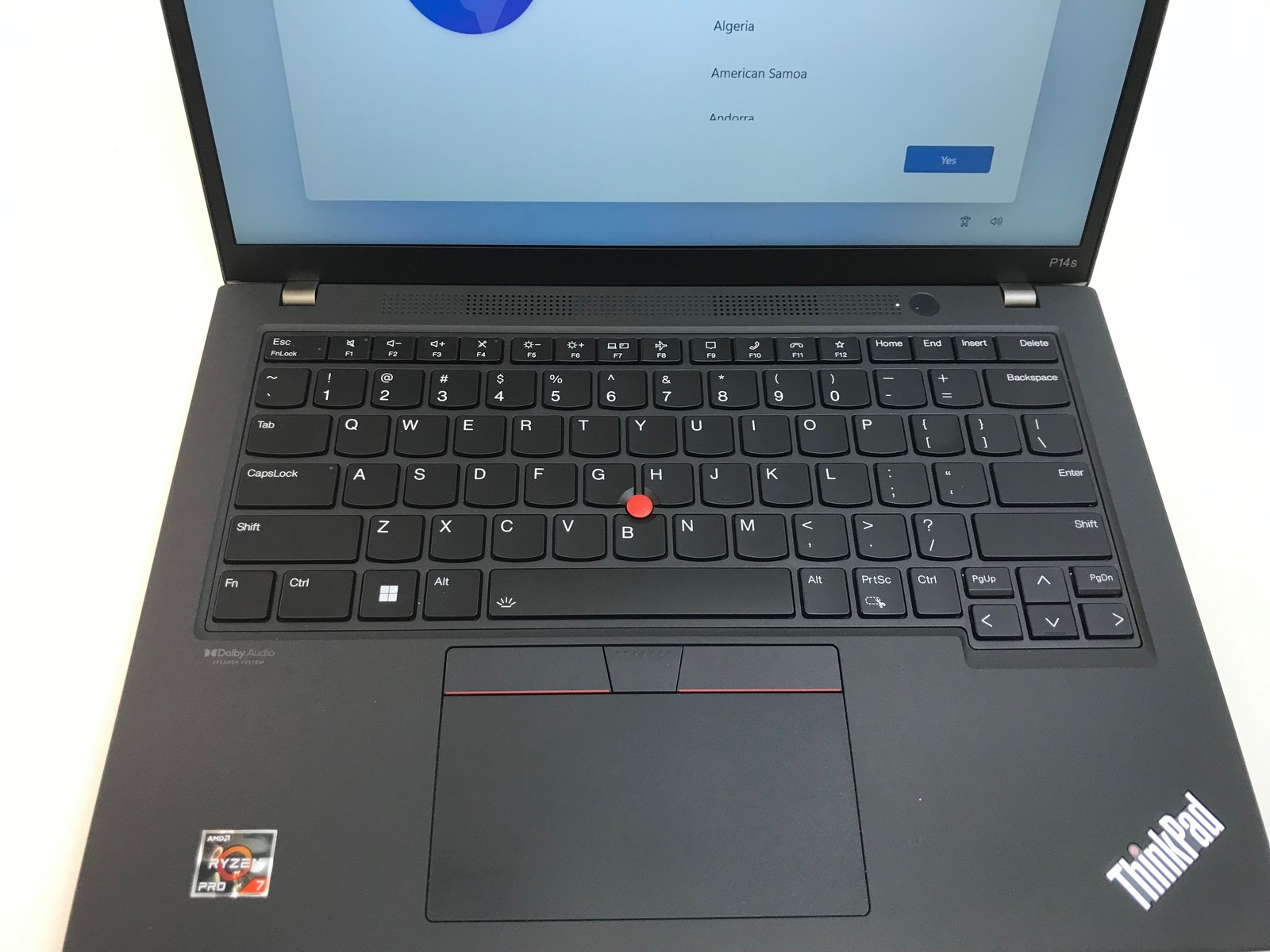 Lenovo ThinkPad P14s Gen 3 21J50013US – AMD Ryzen 7 PRO, 32GB RAM, 1TB SSD