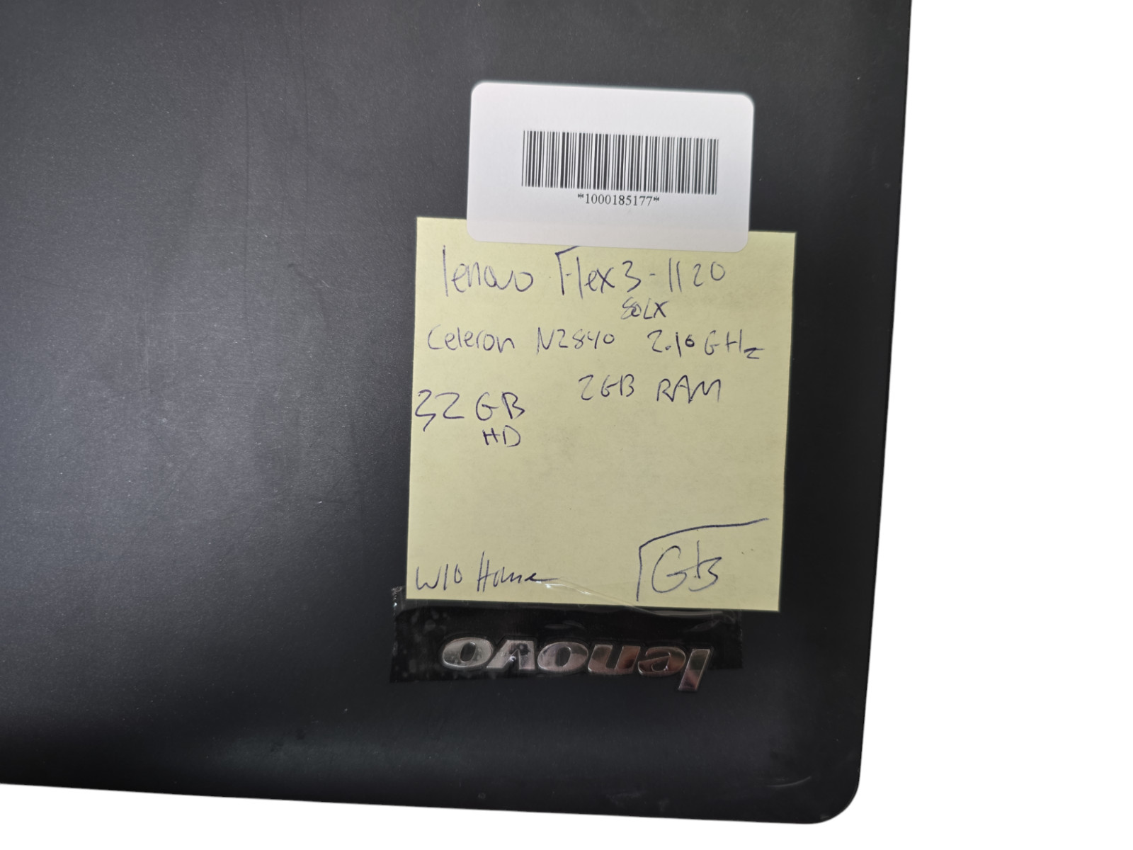 Lenovo Flex 3-1120 Celeron N2840@2.1GHz 32GB HDD 2GB Ram Touch Win10 Tested