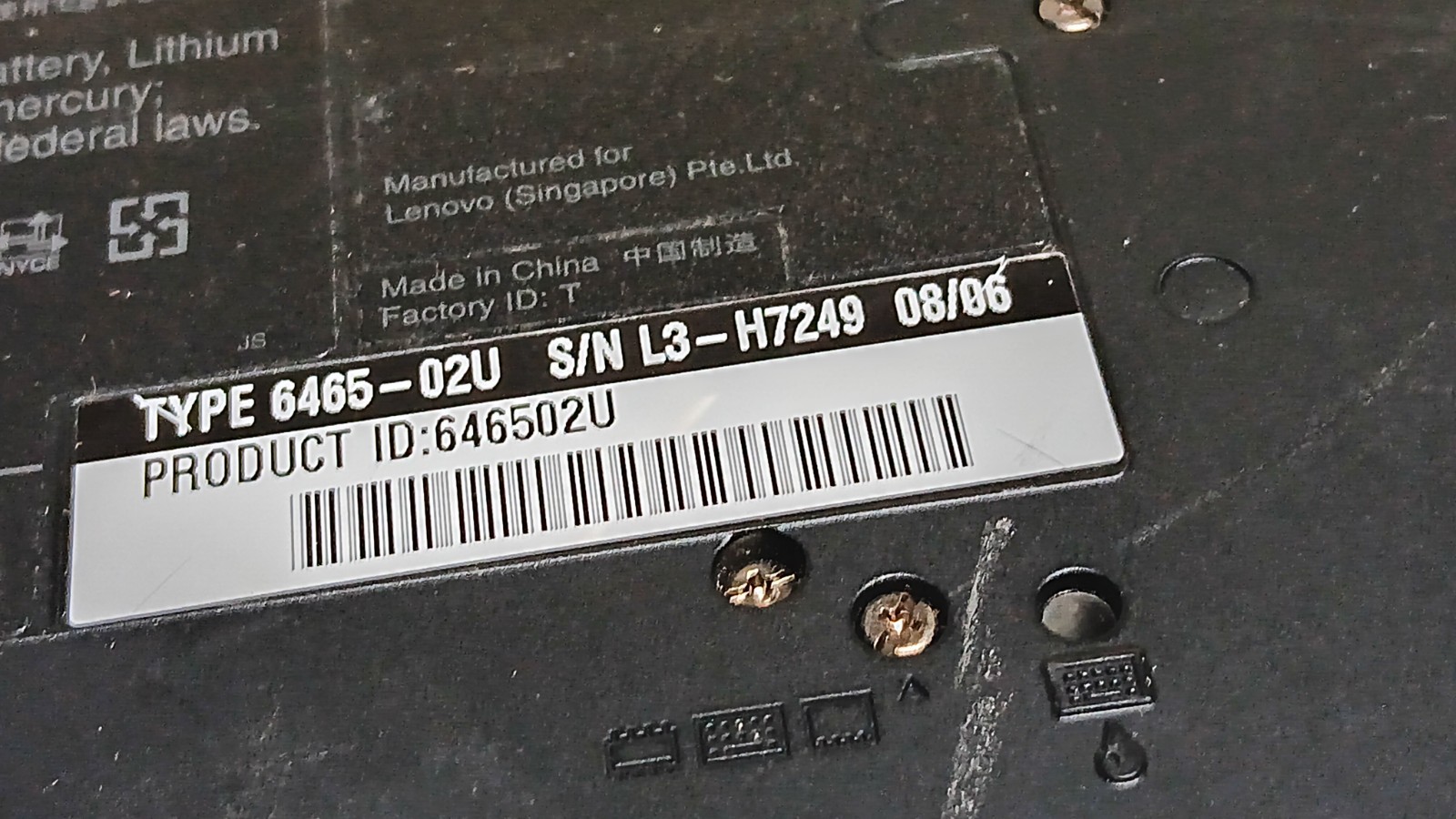 IBM Lenovo Thinkpad T61 Gaming Laptop Windows XP pro SP3 15.4″ LCD Screen DVD