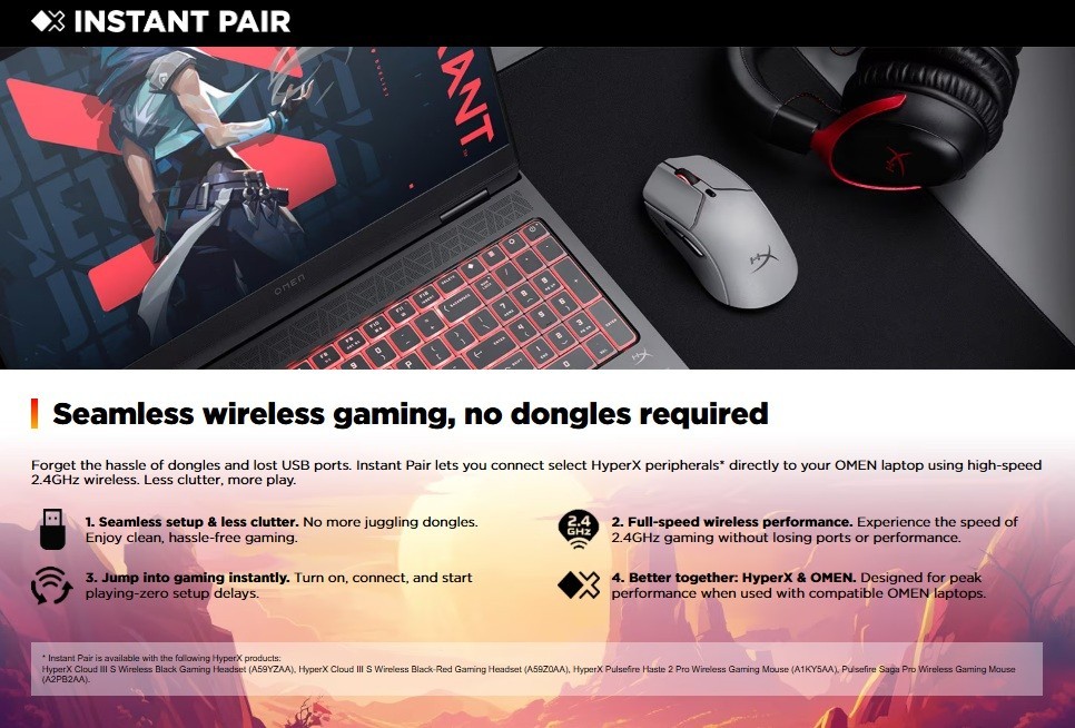 HP Omen 16Z-AK000 Black Gaming Laptop PC 16.0″ AI 7 350 16GB 512G RTX 5070Ti W11